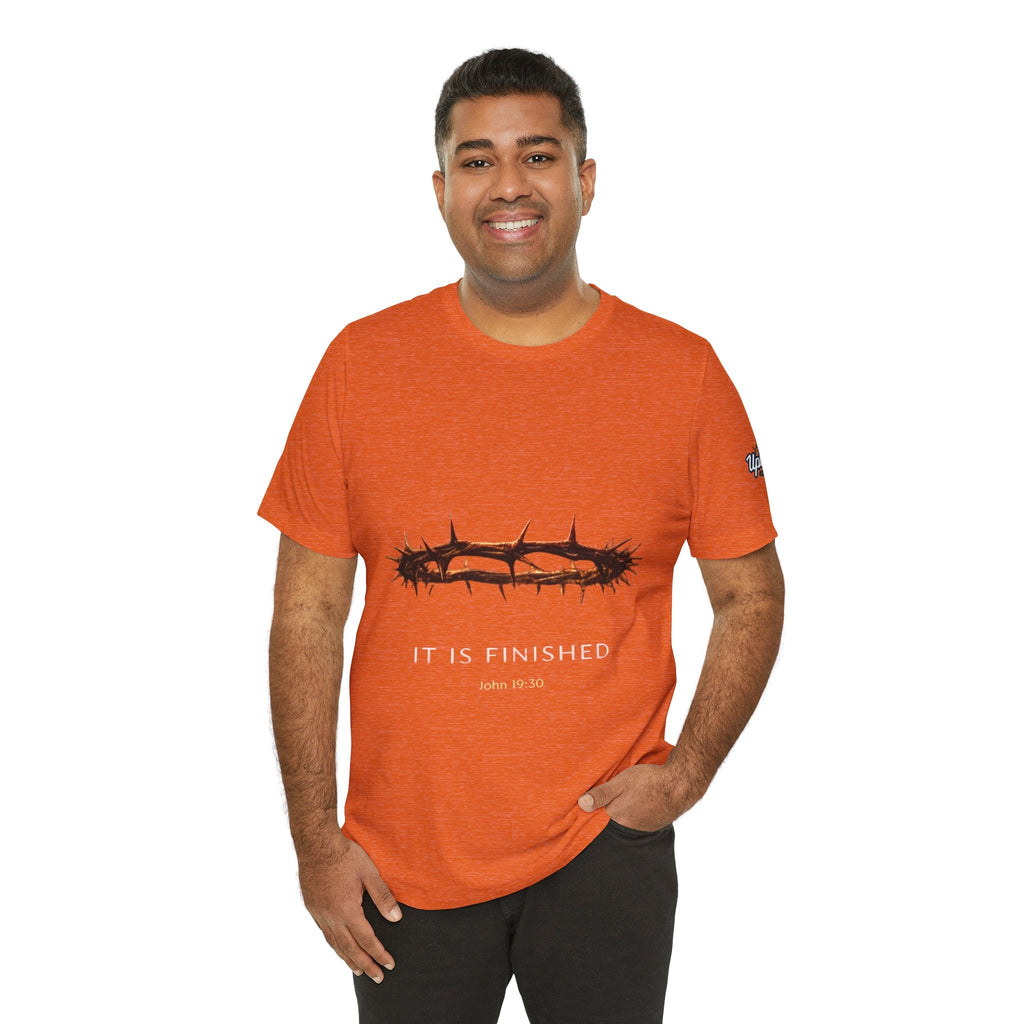 It Is Finished Crown of Thorns Tee — Christian John 19:30 Faith Shirt Printify