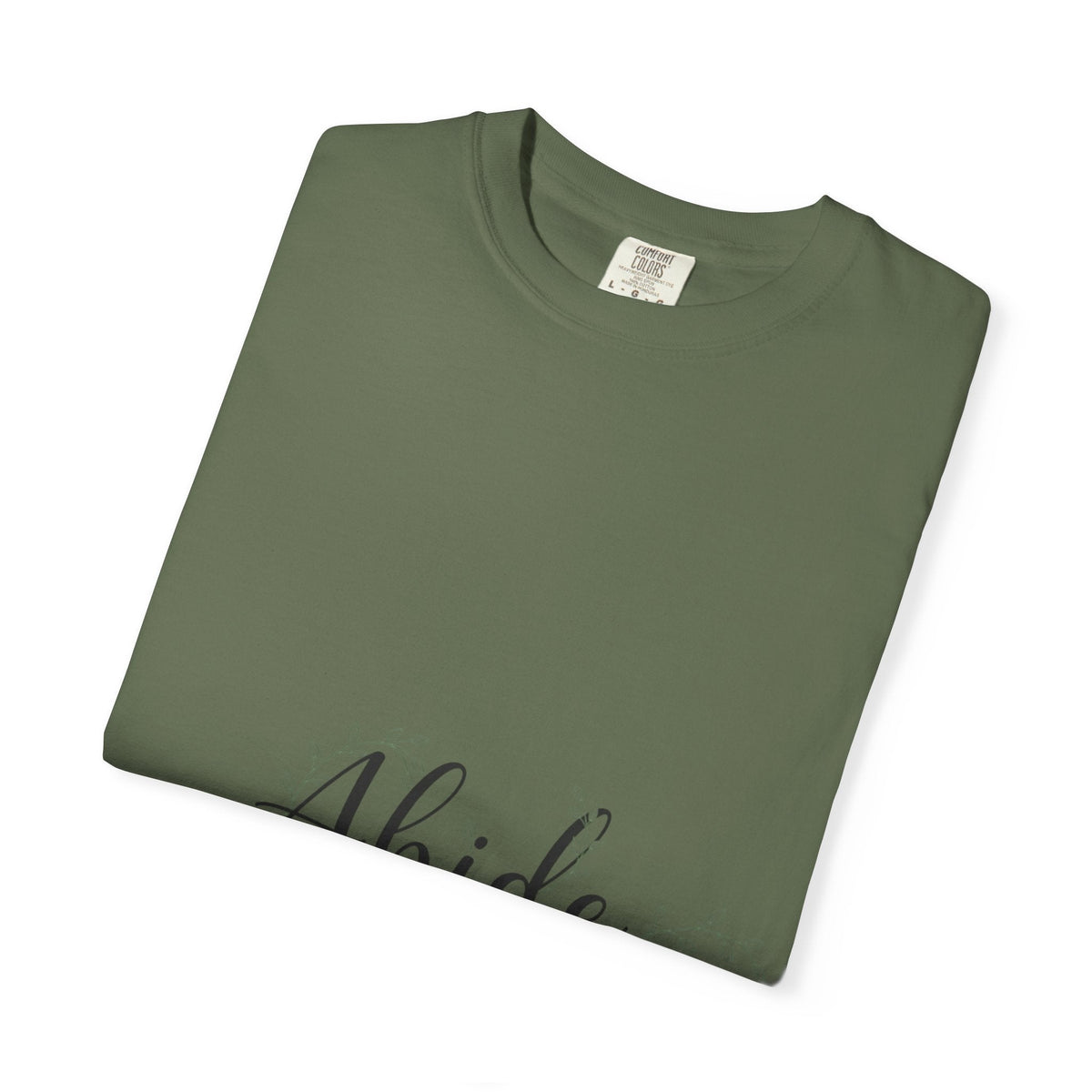 Abide in the Lord T-Shirt – Vine Design Christian Tee for Faithful Hearts Printify