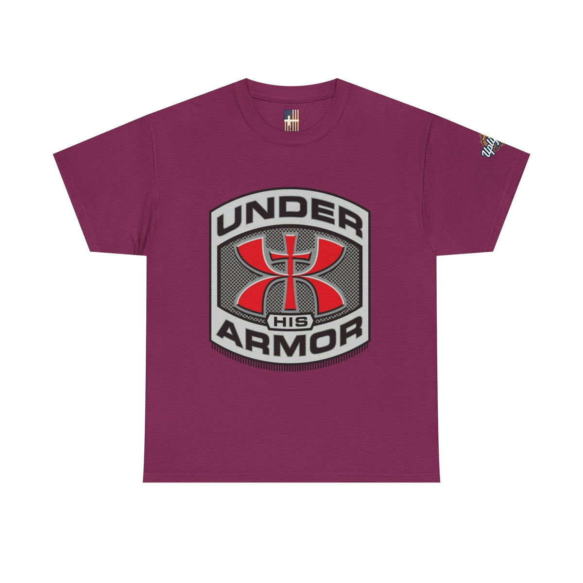 Under HIS Armor Christian T-Shirt — Faith-Inspired Under Armour Style Printify