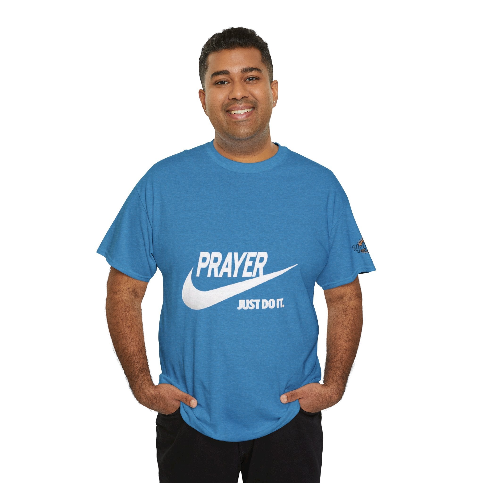 Prayer Just Do It T-shirt - Funny Christian Nike Parody T-shirt - Faith Gear Printify