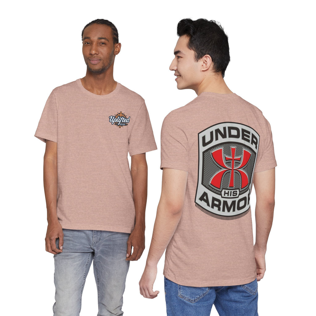 Under HIS Armor Christian T-Shirt — Faith-Inspired Under Armour Style Printify