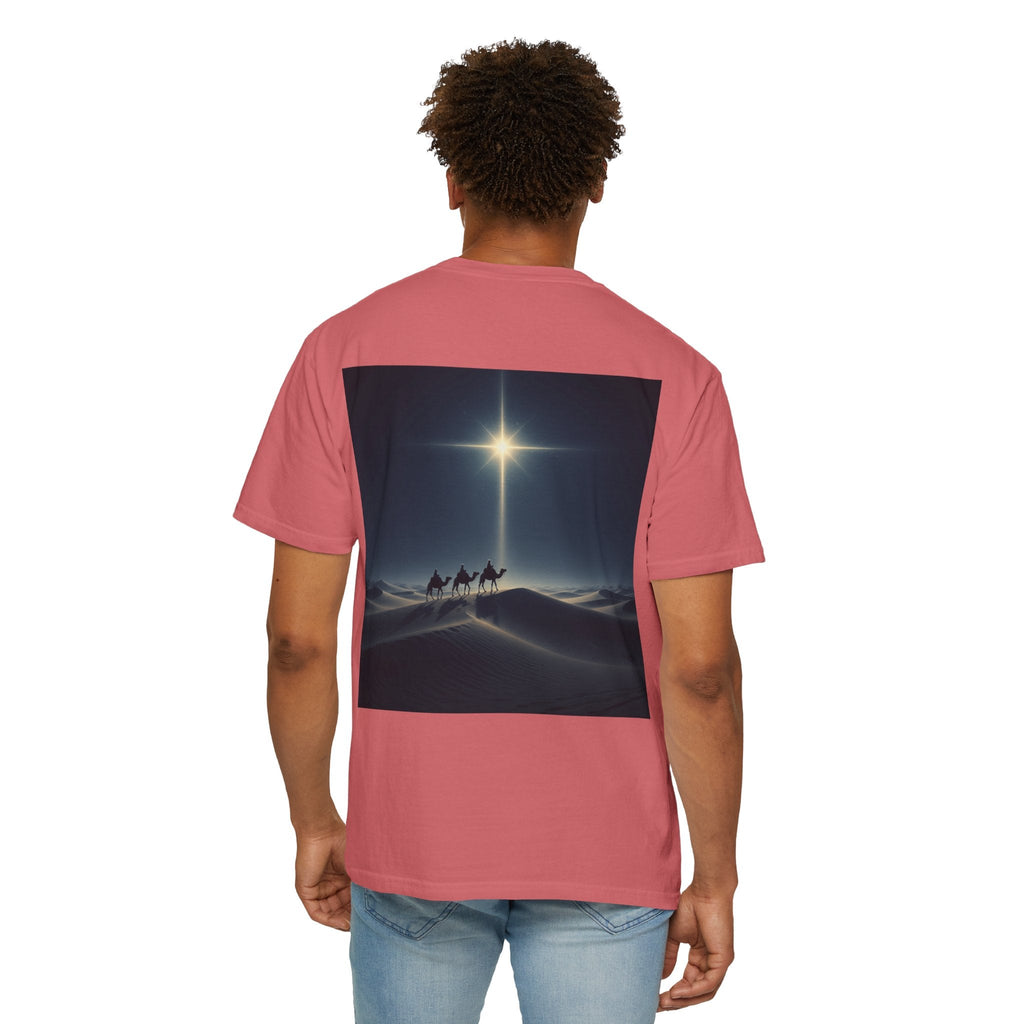 3 Wise Men T-shirt – Magi Camels Nativity Journey Christian Christmas T-shirt for Epiphany Faith & Holy Night Printify
