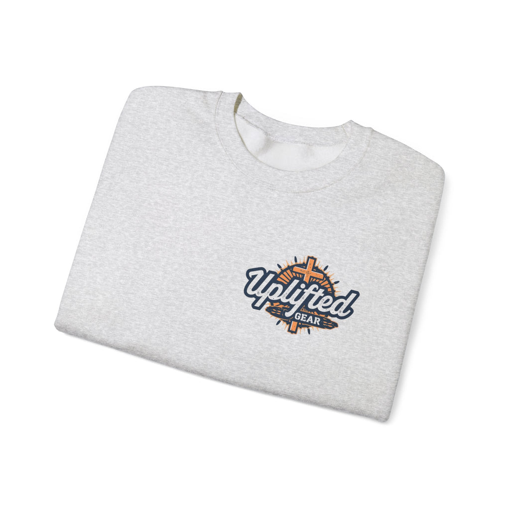 Uplifted Gear Christian Logo Sweatshirt Printify