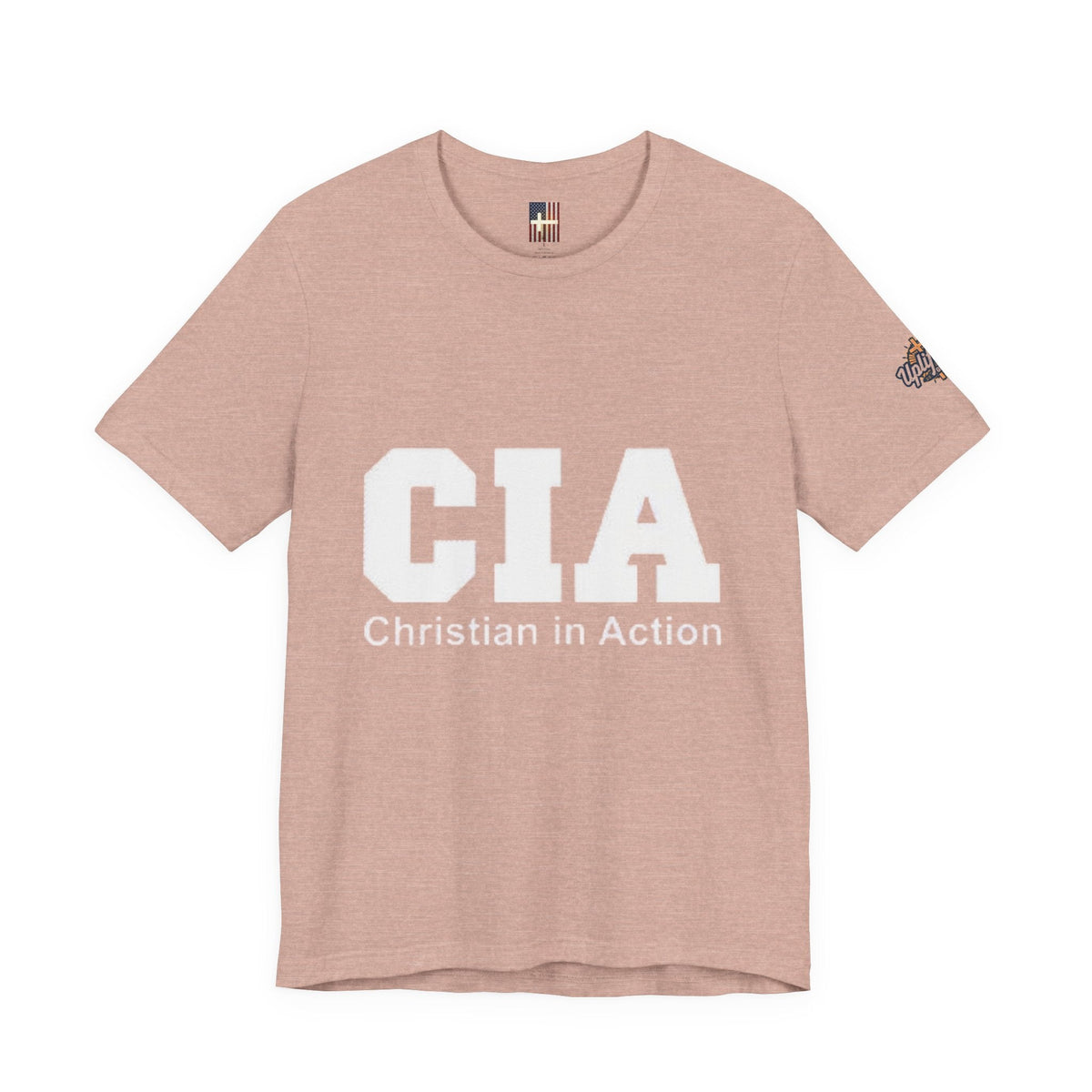 CIA Christian in Action T-shirt - Funny Faith Parody T-shirt - Mission Ready Apparel Printify