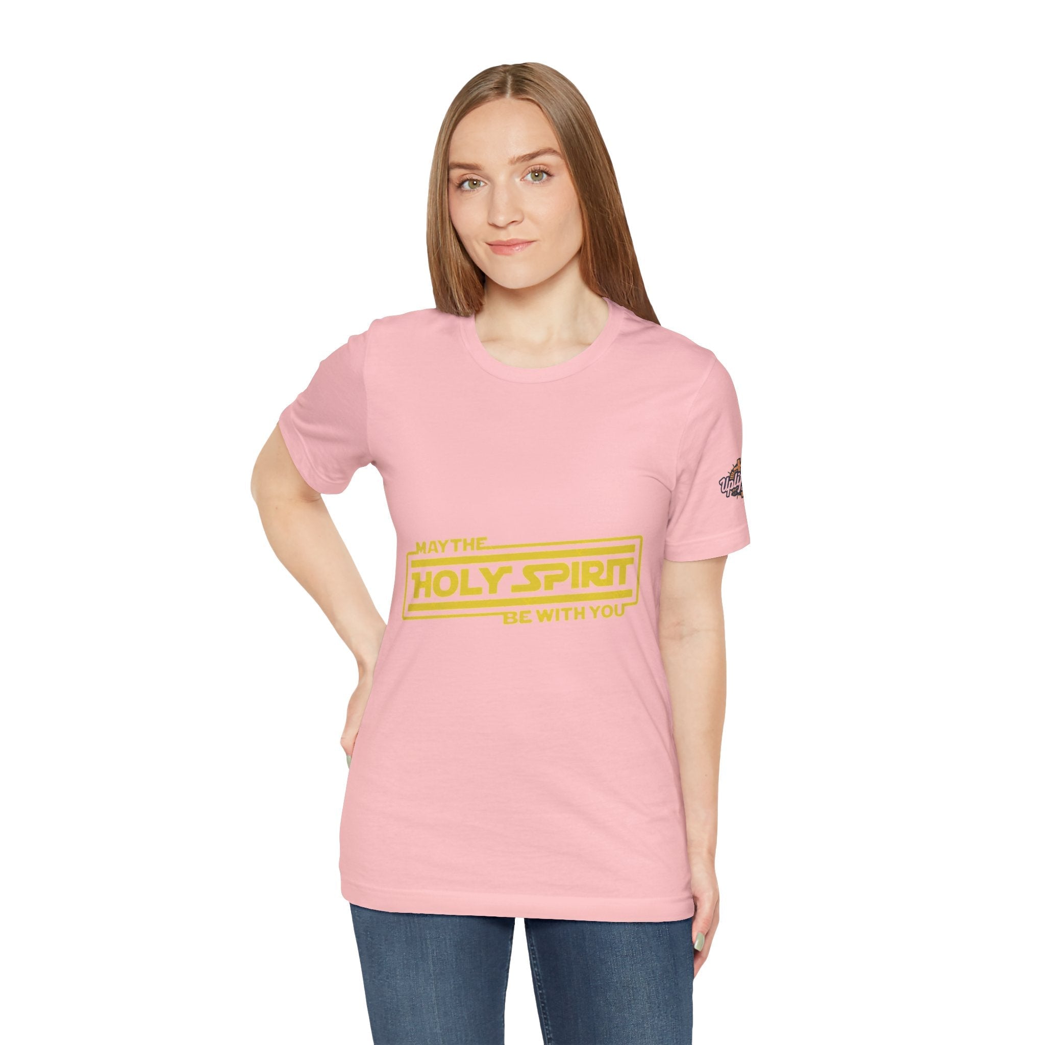 May the Holy Spirit Be With You T-shirt - Christian Star Wars Parody T-shirt Printify