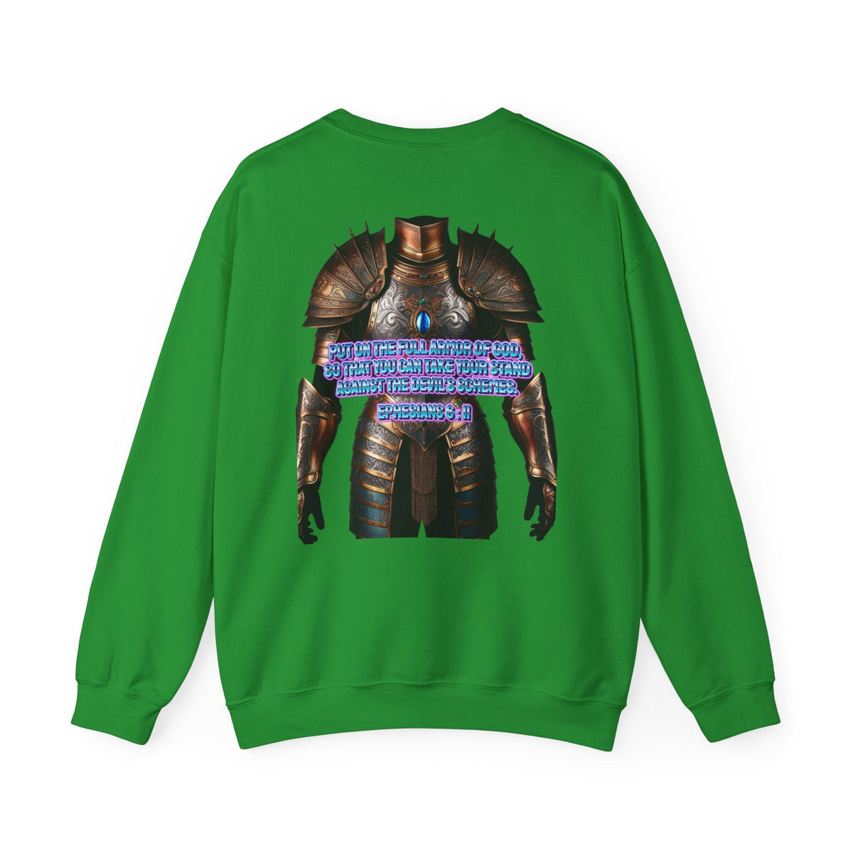 Religious Graphic Armor Of God Design - Unisex Heavy Blend™ Crewneck Sweatshirt Printify