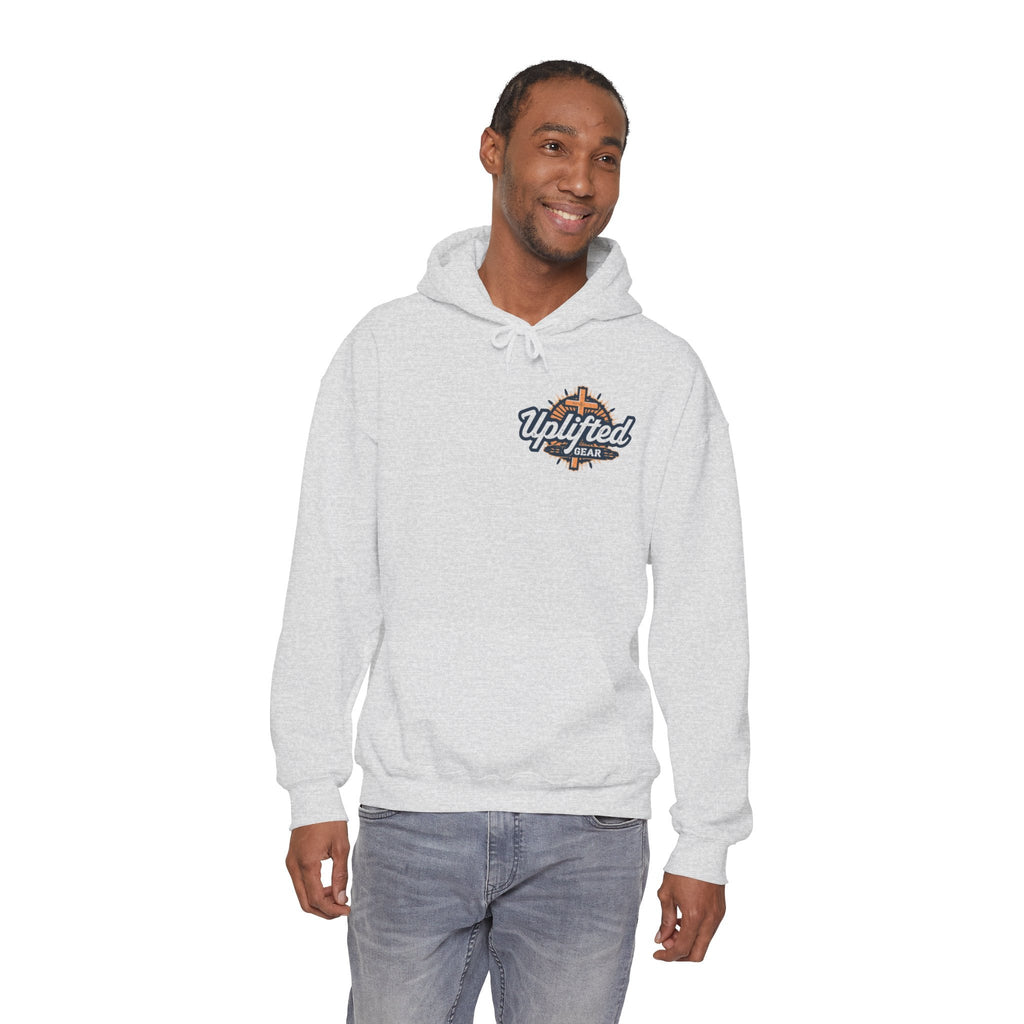 Theologian in Training Hoodie – Open Bible & Cross Christian Hoodie for Faithful Growth Printify
