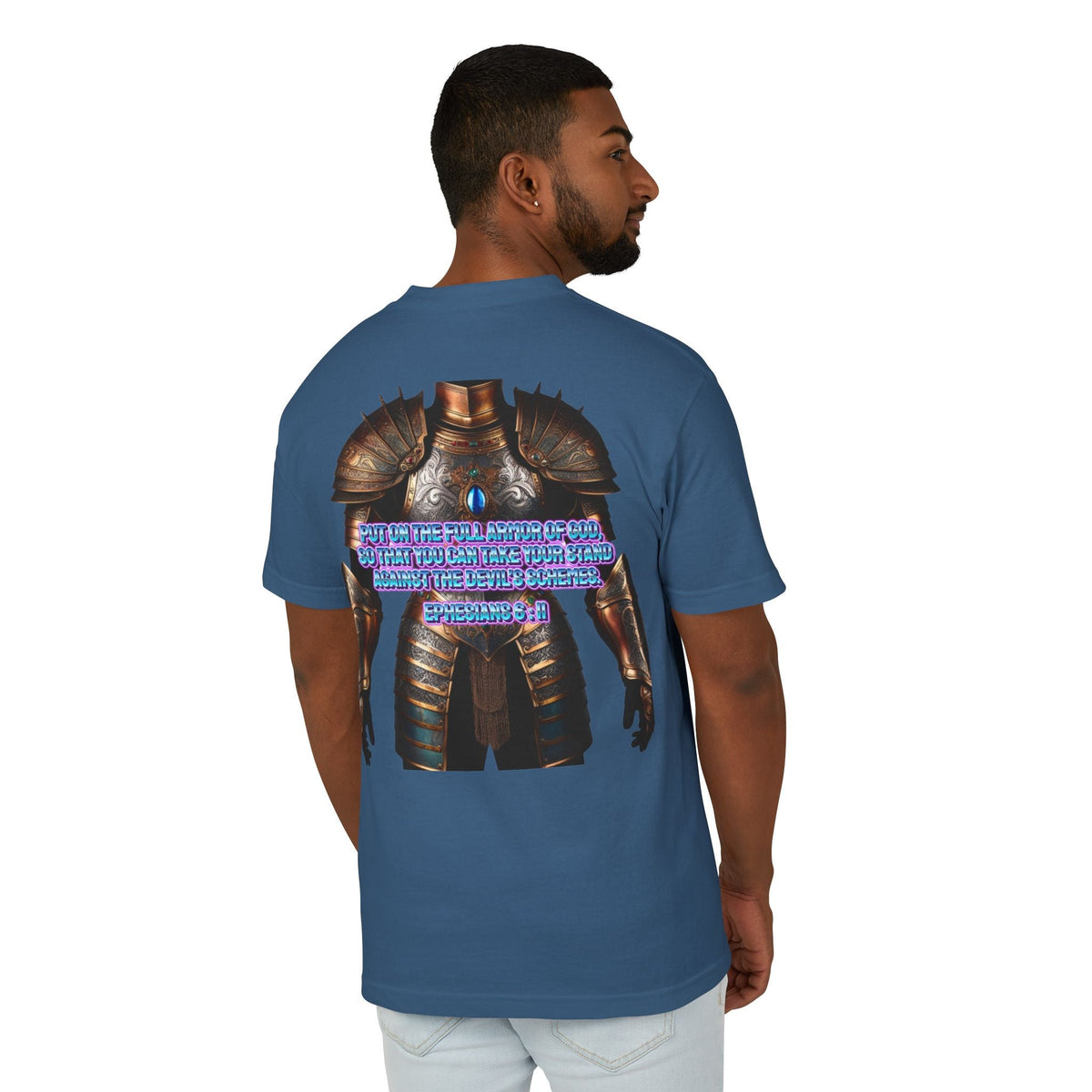 Bible Verse Tee - Ephesians 6:11 Put on the Armor of God Unisex Shirt Printify