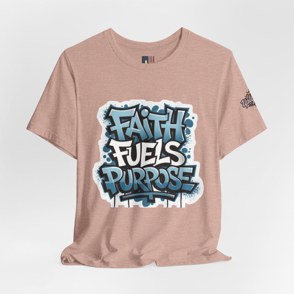Faith Fuels Purpose T-shirt – Inspirational Christian T-shirt for Divine Drive & Unstoppable Belief Printify