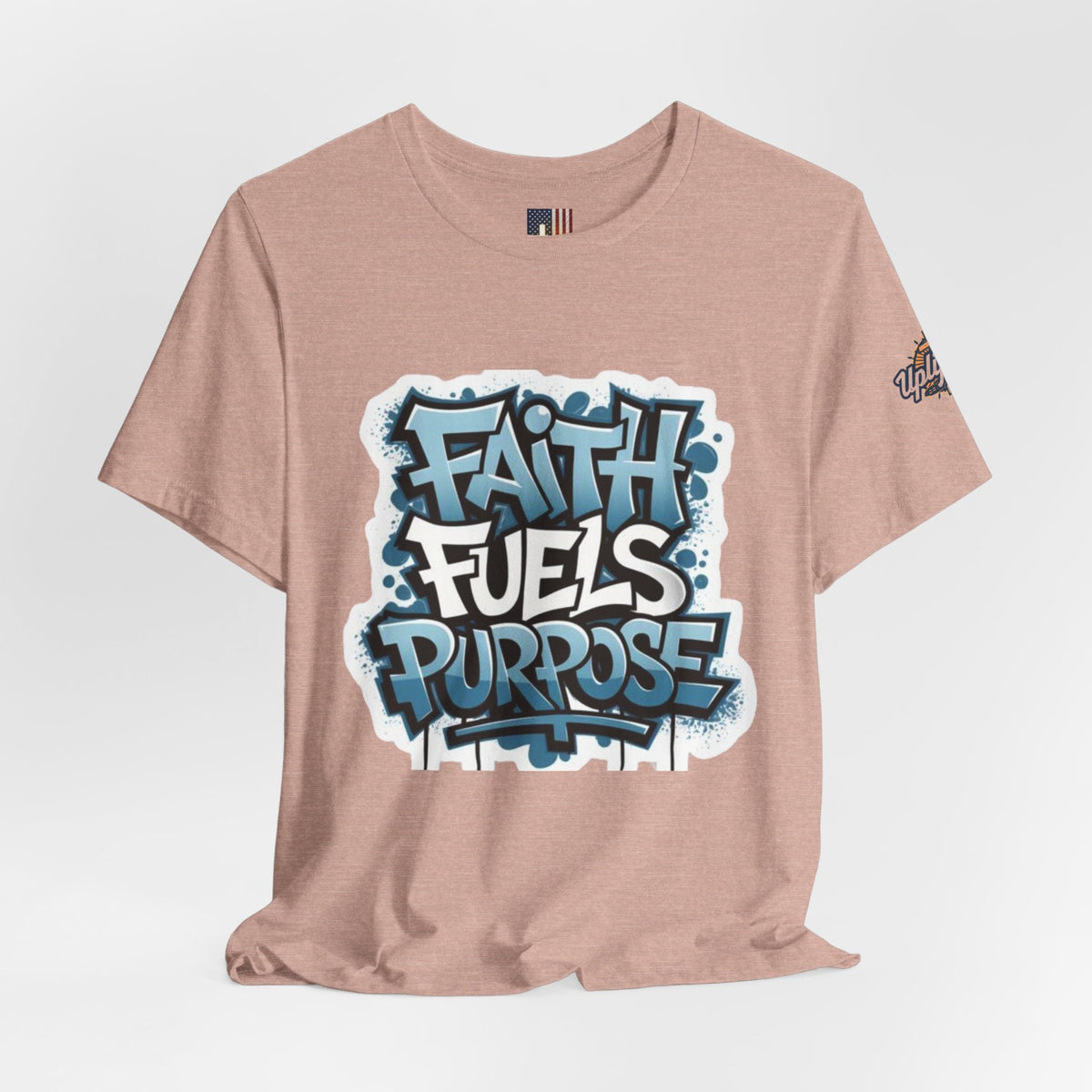 Faith Fuels Purpose T-shirt – Inspirational Christian T-shirt for Divine Drive & Unstoppable Belief Printify