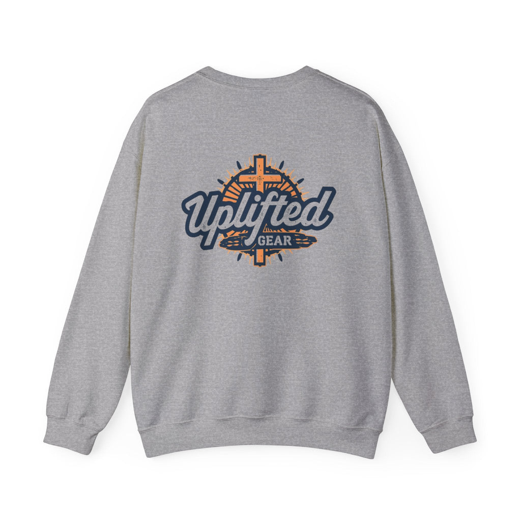 Uplifted Gear Christian Logo Sweatshirt Printify