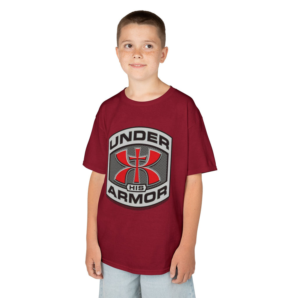 Under HIS Armor Christian T-Shirt — Faith-Inspired Under Armour Style Printify