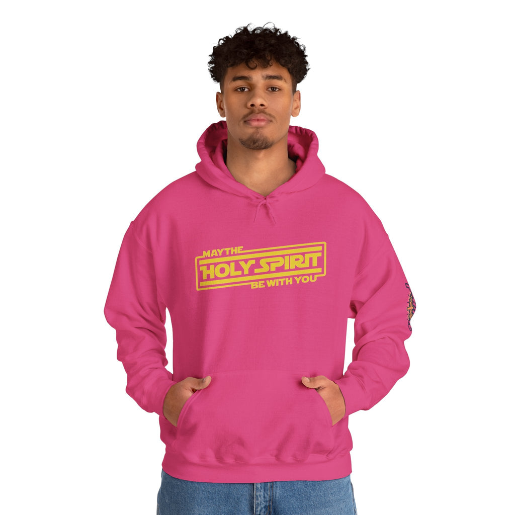 May the Holy Spirit Be With You Hoodie - Christian Star Wars Parody Hoodie Printify