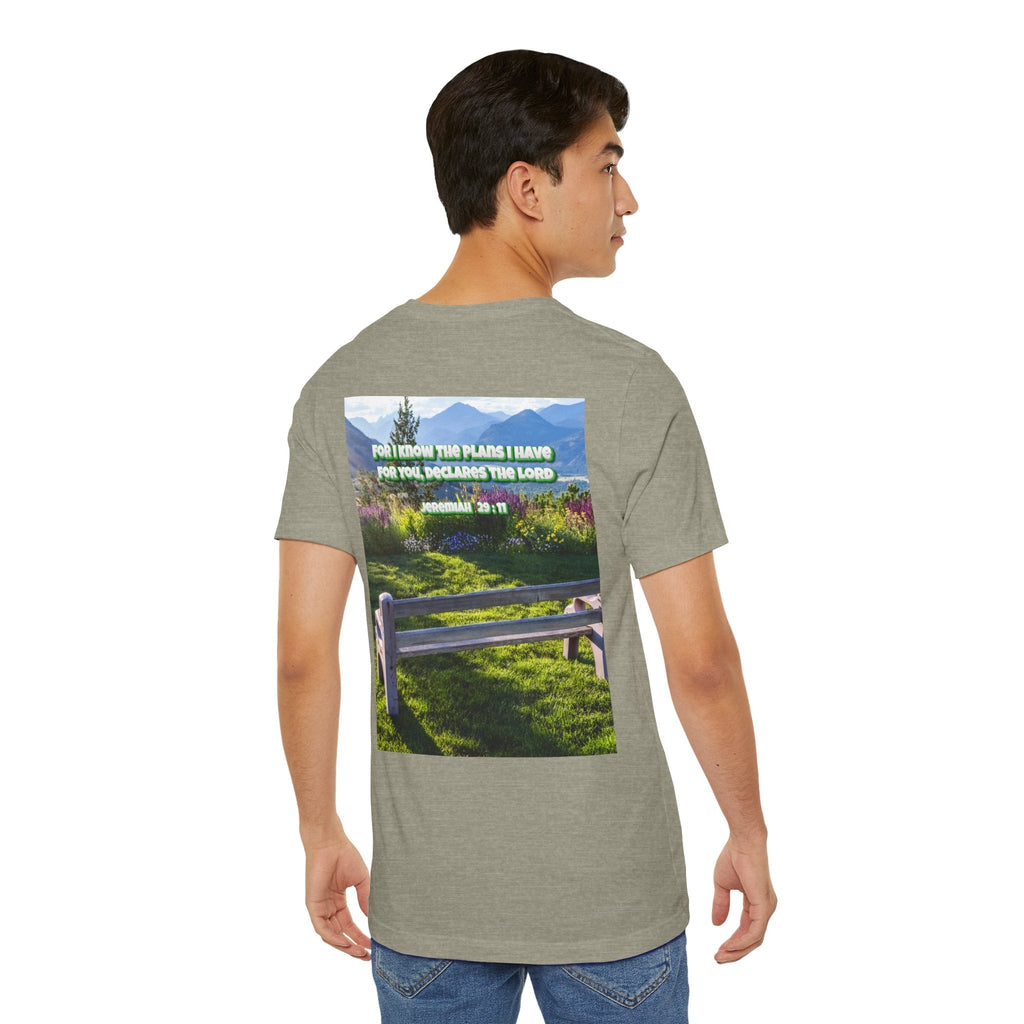 Bible Verse Unisex Tee - Jeremiah 29 : 11 Printify
