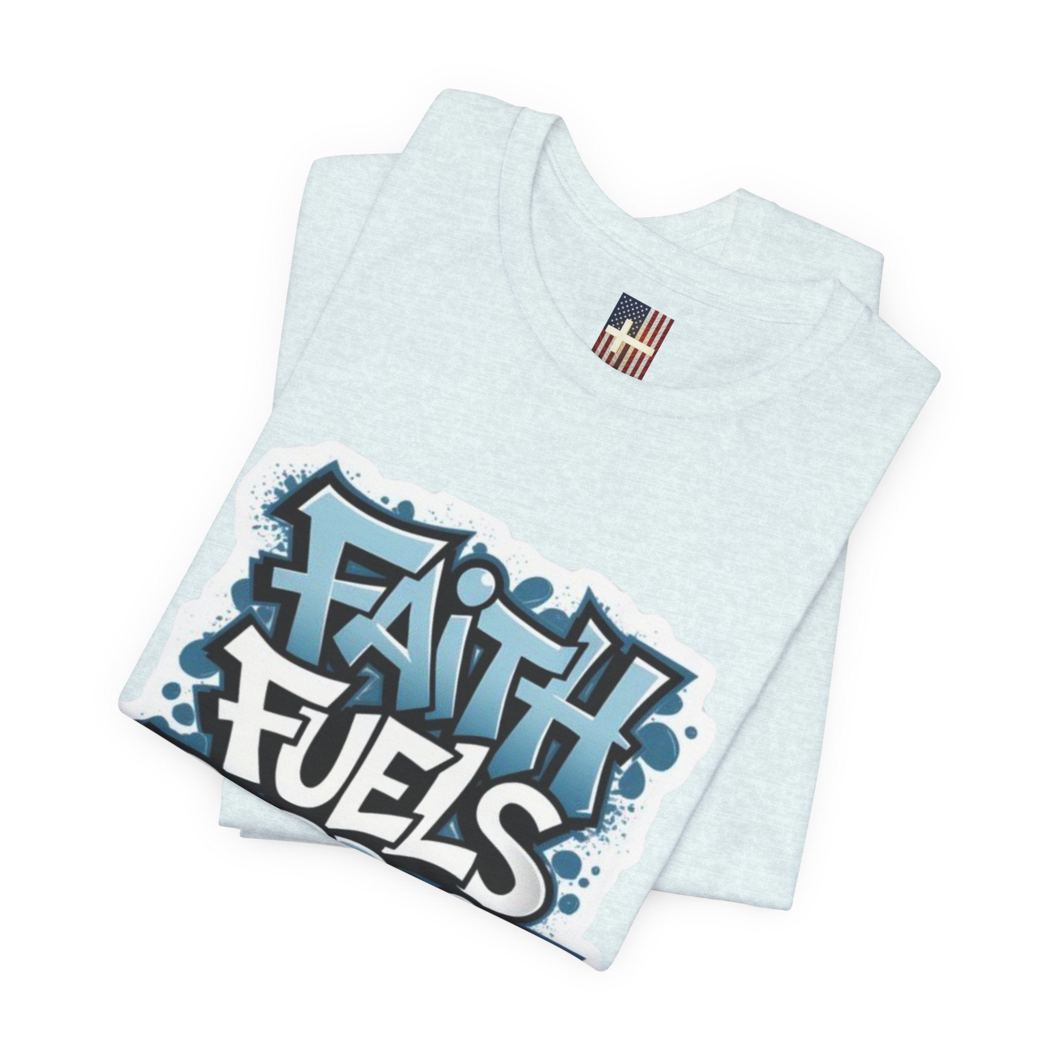 Faith Fuels Purpose T-shirt – Inspirational Christian T-shirt for Divine Drive & Unstoppable Belief Printify