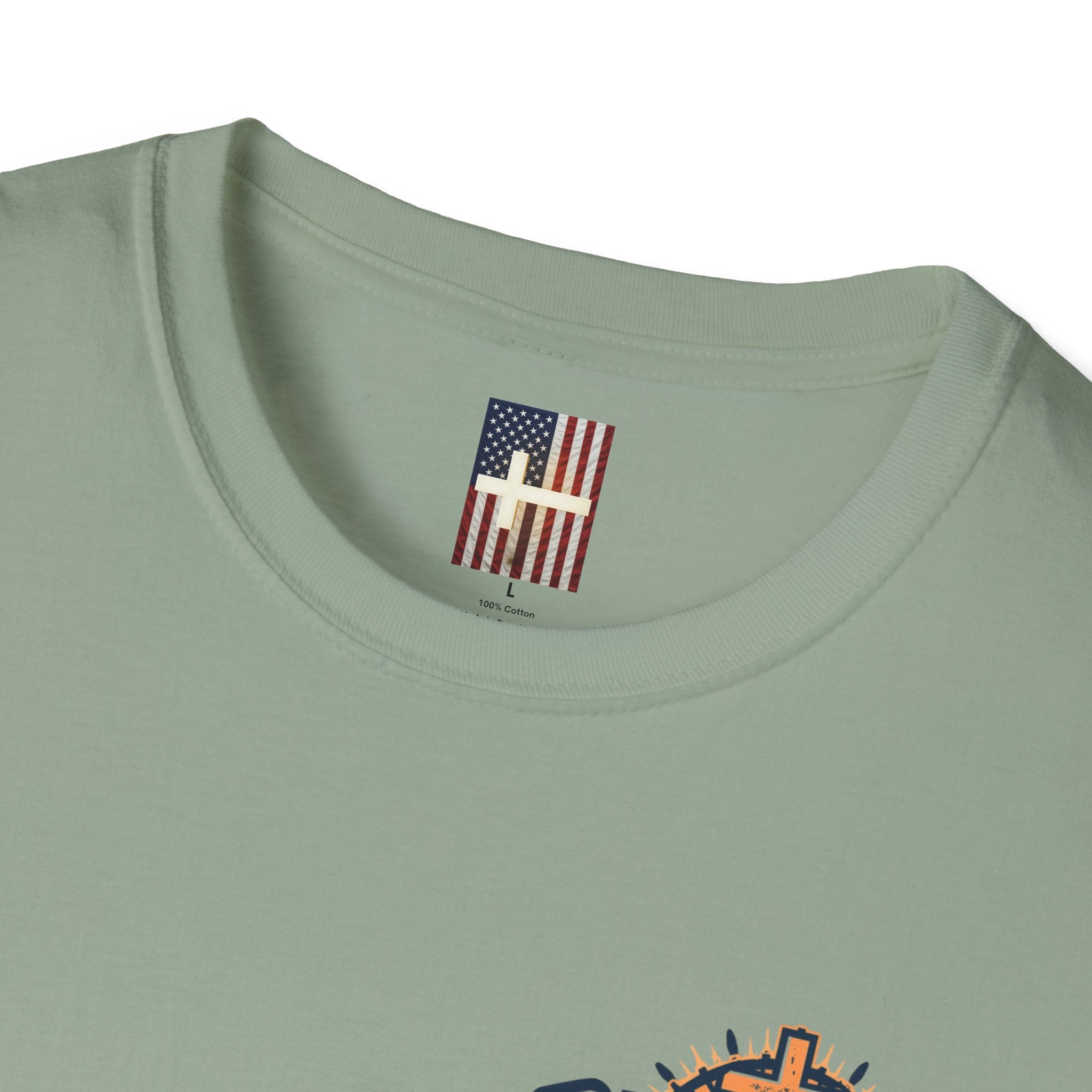 Stand for the Flag Kneel for the Cross T-shirt | Patriotic Eagle T-shirt Printify