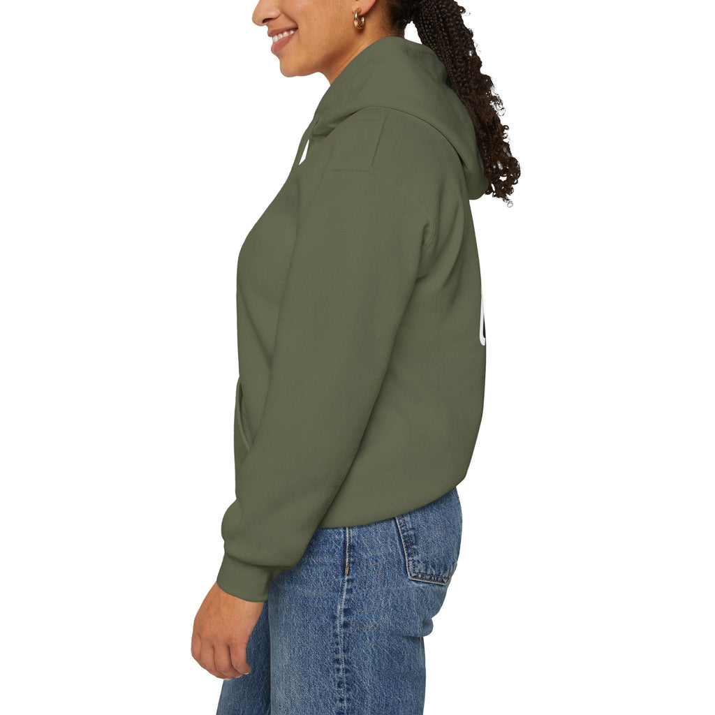 Christ is King Hoodie – Bold Crown & Cross Christian Sweatshirt for Unshakable Faith Printify