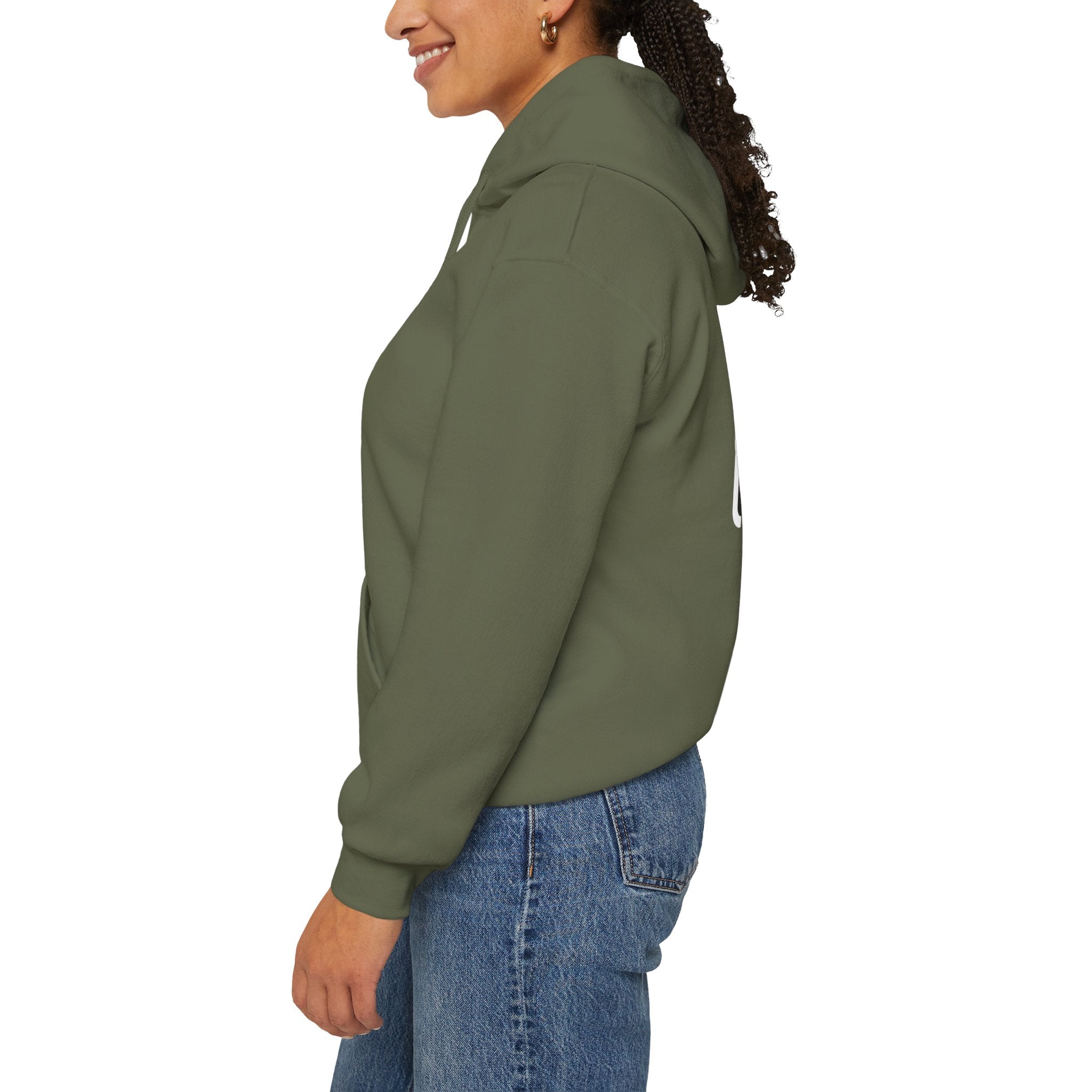Christ is King Hoodie – Bold Crown & Cross Christian Sweatshirt for Unshakable Faith Printify
