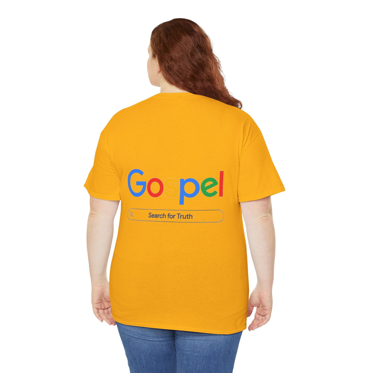 Gospel Graphic Tee — "Gospel" Colorful Logo Christian T-Shirt Printify