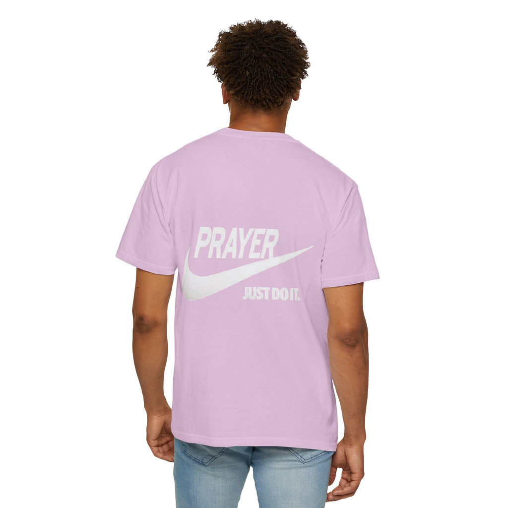 Prayer Just Do It T-shirt - Funny Christian Nike Parody T-shirt - Faith Gear Printify