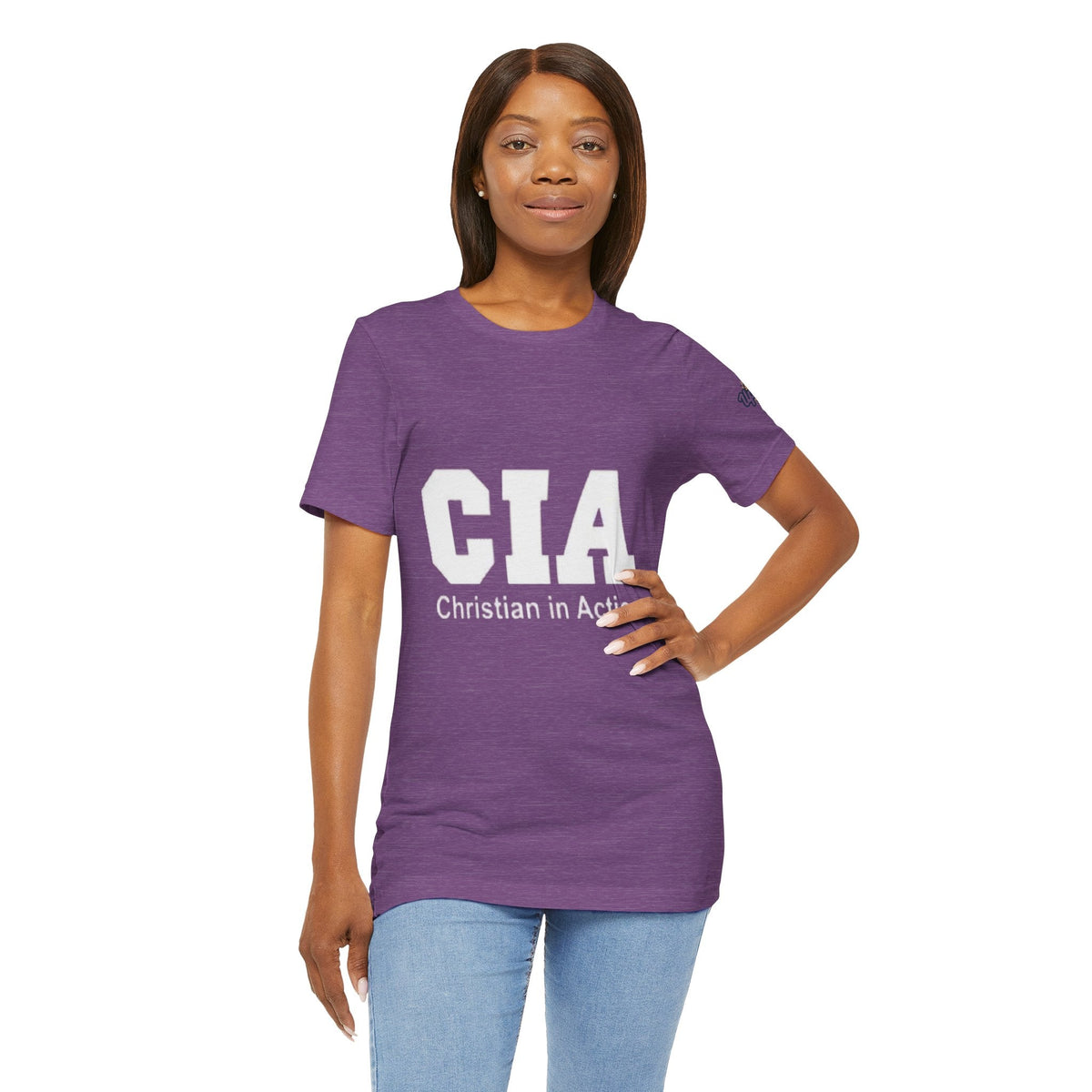 CIA Christian in Action T-shirt - Funny Faith Parody T-shirt - Mission Ready Apparel Printify