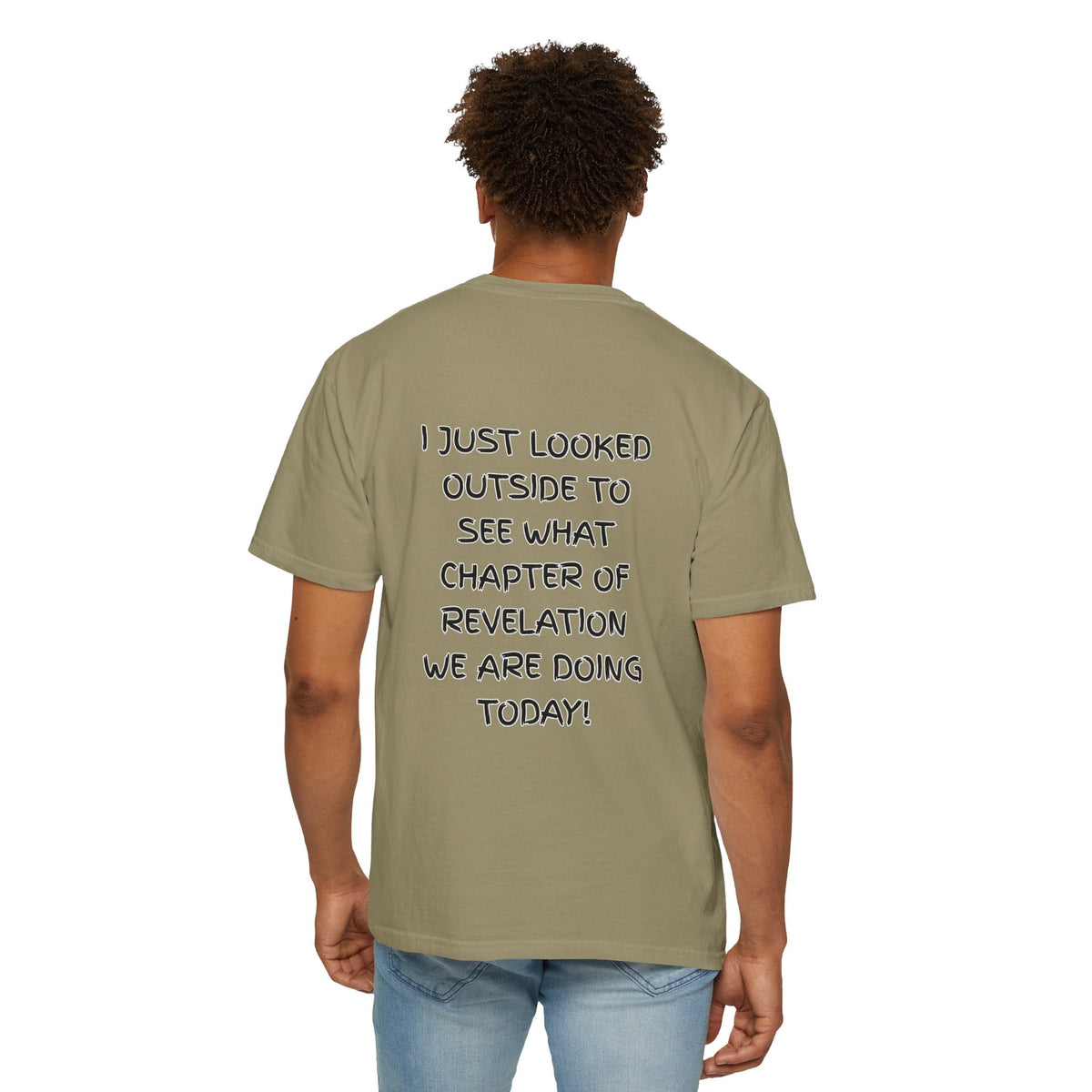 What Chapter of Revelation T-shirt – I Looked Outside My Window Christian T-shirt for End Times Humor & Faith Printify