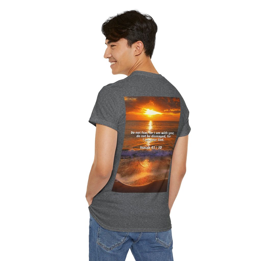 Bible Verse Unisex Tee -  Isaiah 41 : 10 Printify