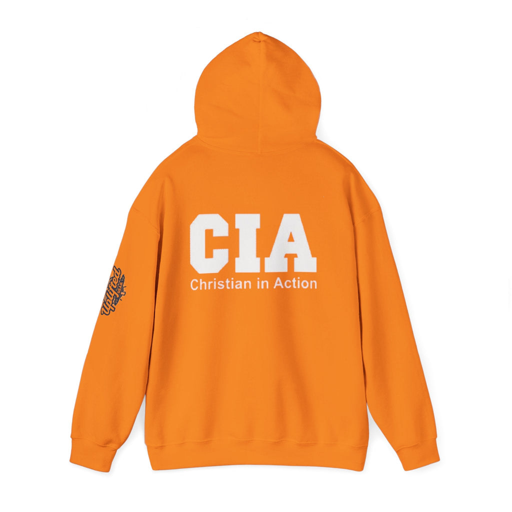 CIA Christian in Action Hoodie - Funny Faith Parody Hoodie - Mission Ready Apparel Printify
