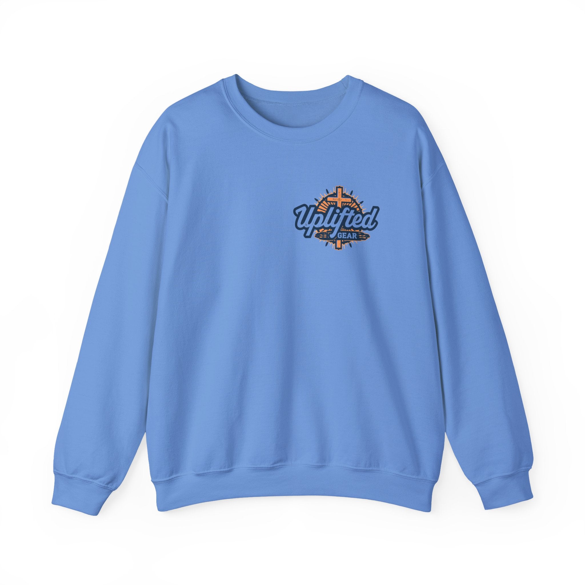Strong and Courageous Sweatshirt – Joshua 1:9 Canine Pawprint Desert Christian Sweatshirt for Dog Lovers Printify