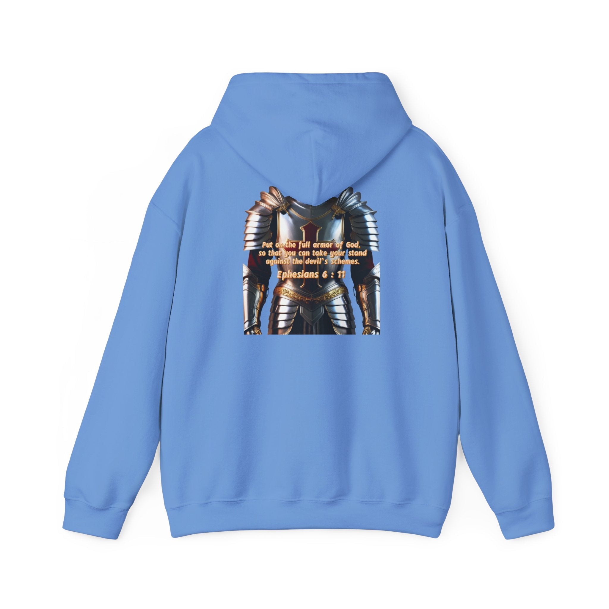 Religious Graphic Armor Of God Design - Unisex Heavy Blend™ Hooded Sweatshirt Printify