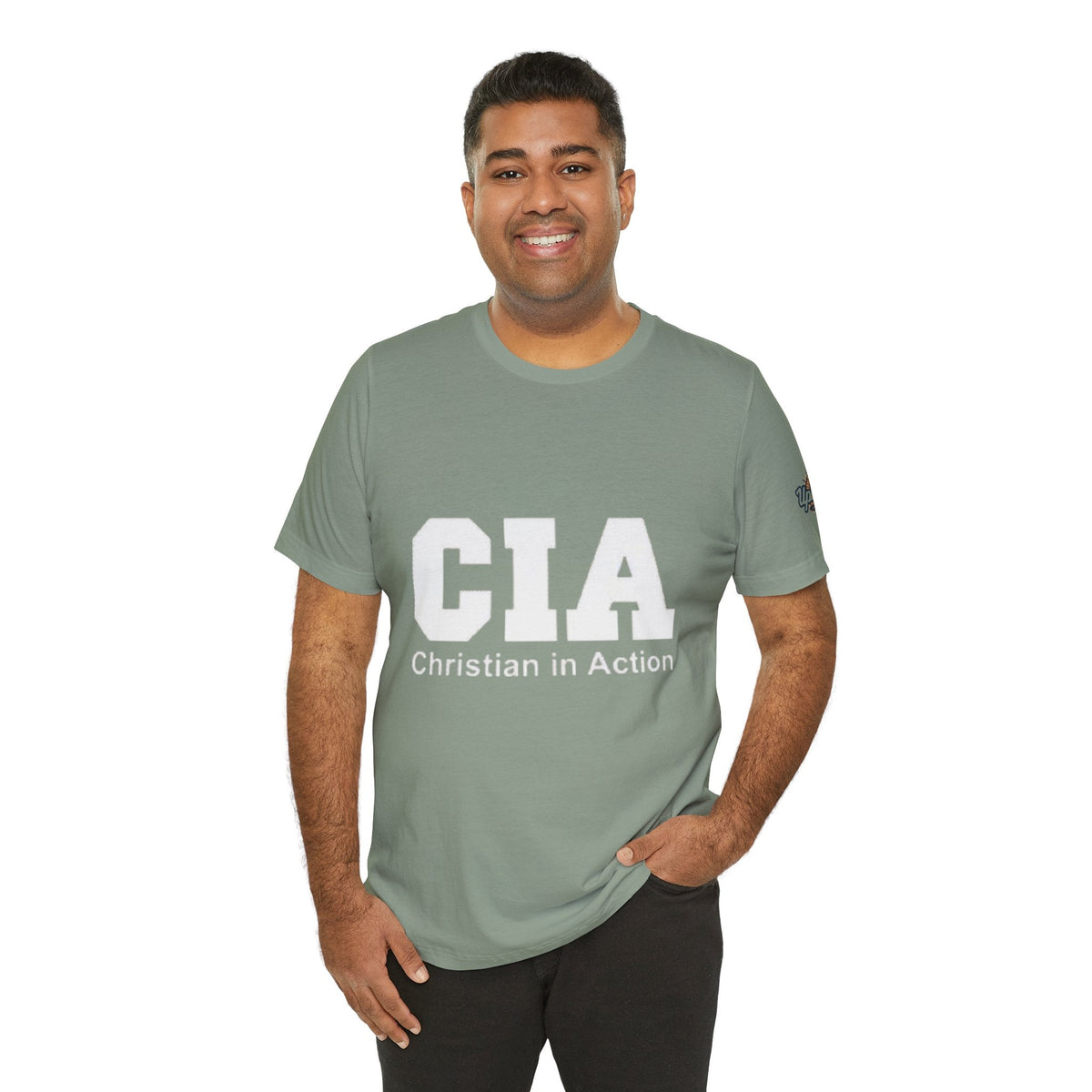 CIA Christian in Action T-shirt - Funny Faith Parody T-shirt - Mission Ready Apparel Printify