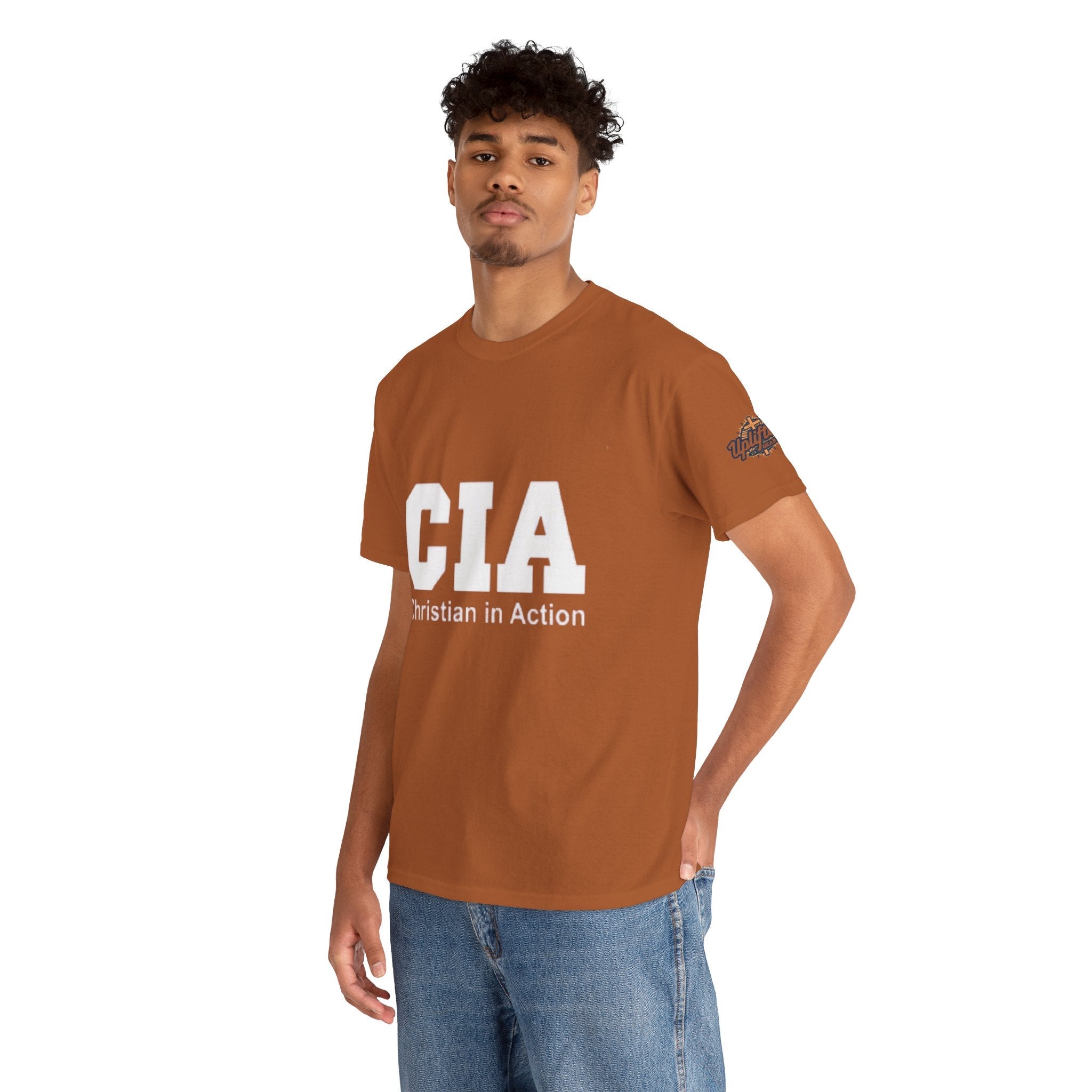 CIA Christian in Action T-shirt - Funny Faith Parody T-shirt - Mission Ready Apparel Printify