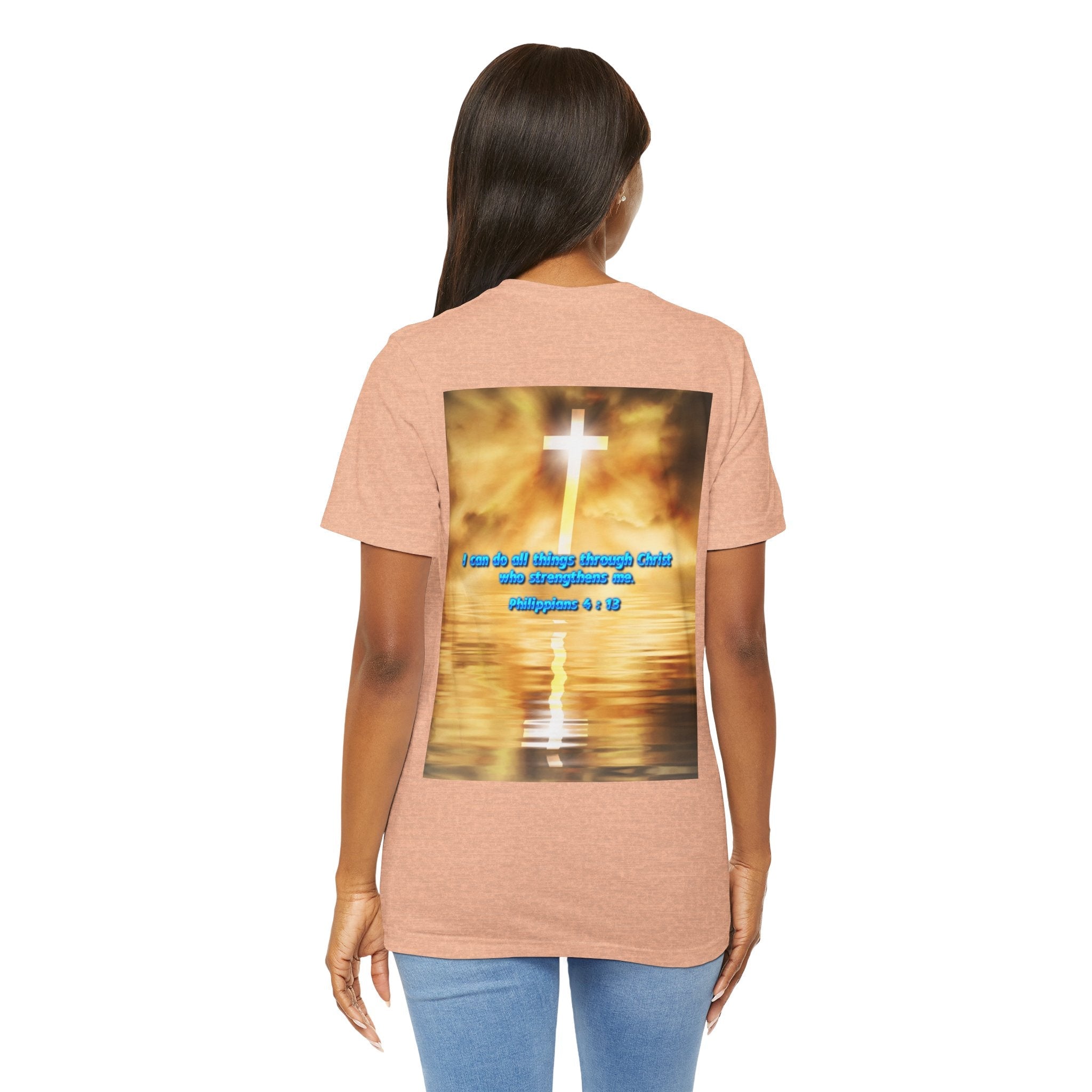 Unisex Tee Bible Verse - Philippians 4 : 13 Printify