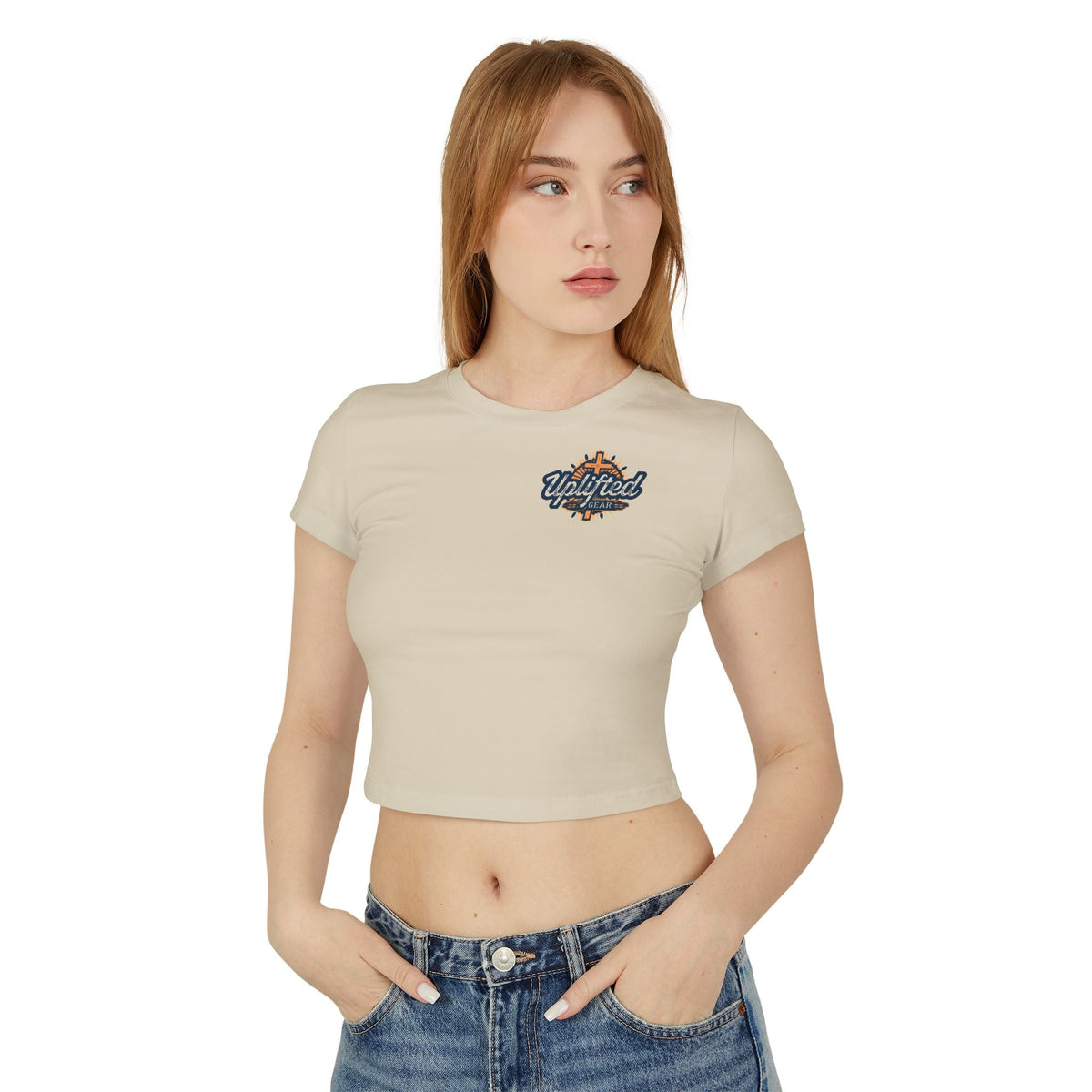 Women's Baby Tee - Isaiah 41:10 Bible Verse Religious Design Printify