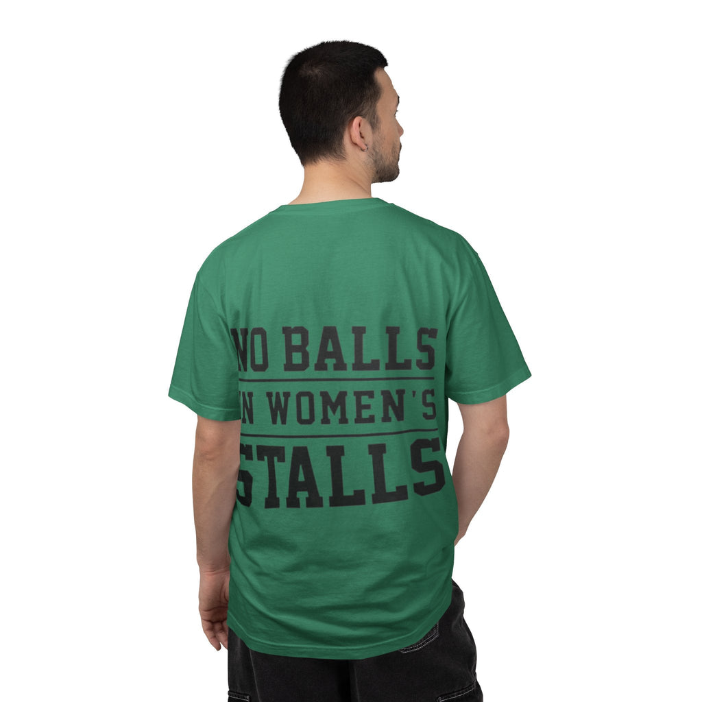 No Balls in Women’s Stalls Graphic Tee — Uplifted Sports Vibe T-Shirt Printify