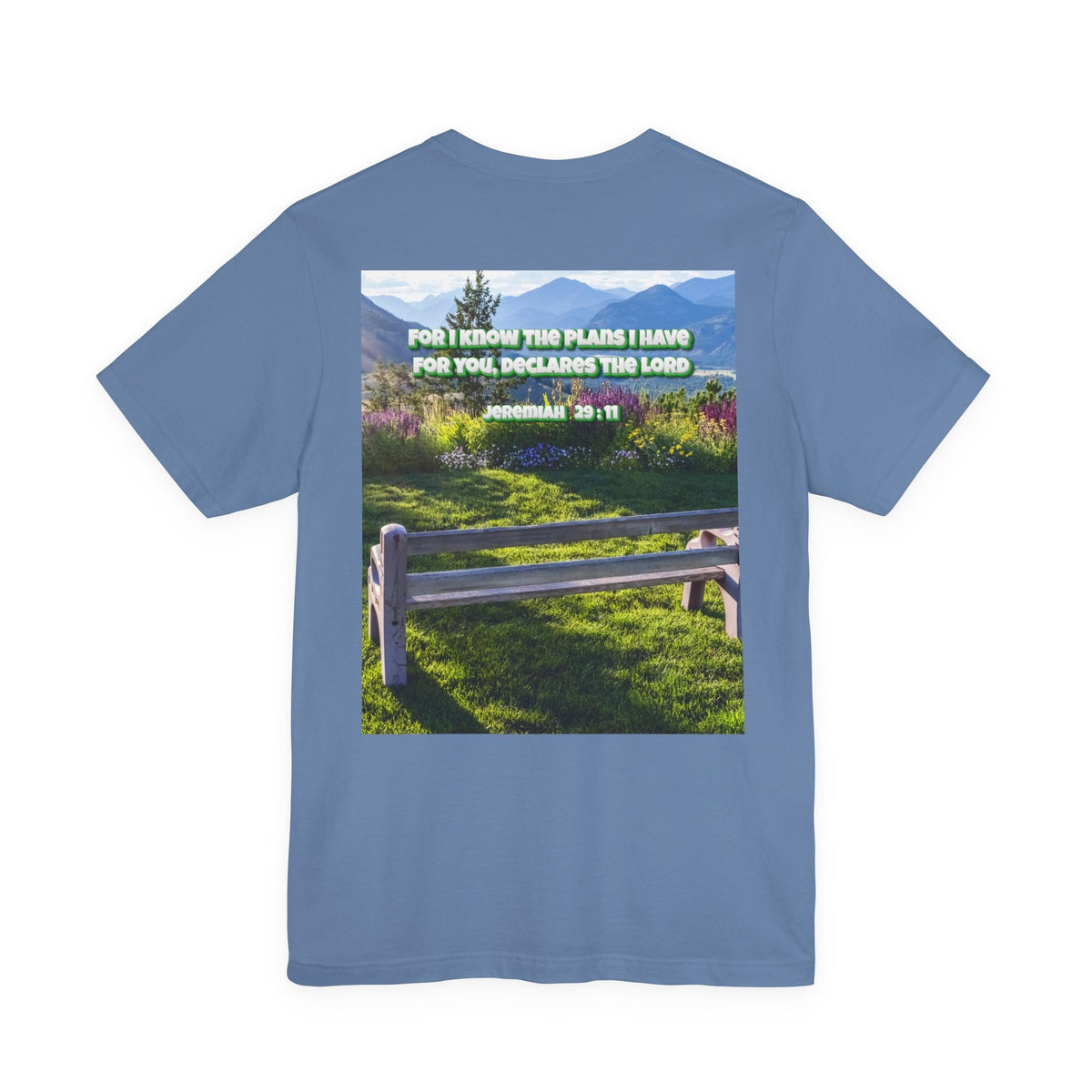 Bible Verse Unisex Tee - Jeremiah 29 : 11 Printify