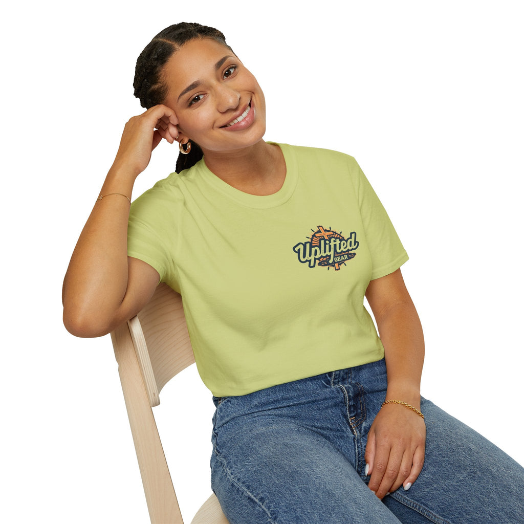 Religious Graphic Tee with Armor Of God Design - Unisex Softstyle T-Shirt Printify
