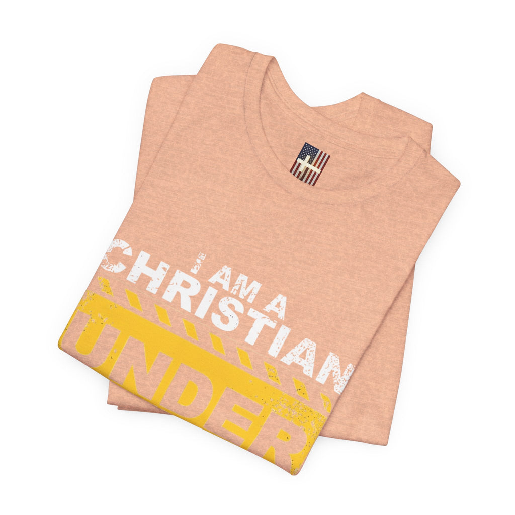 Christian Under Construction T-shirt | God Is Not Done With Me Yet T-shirt Printify