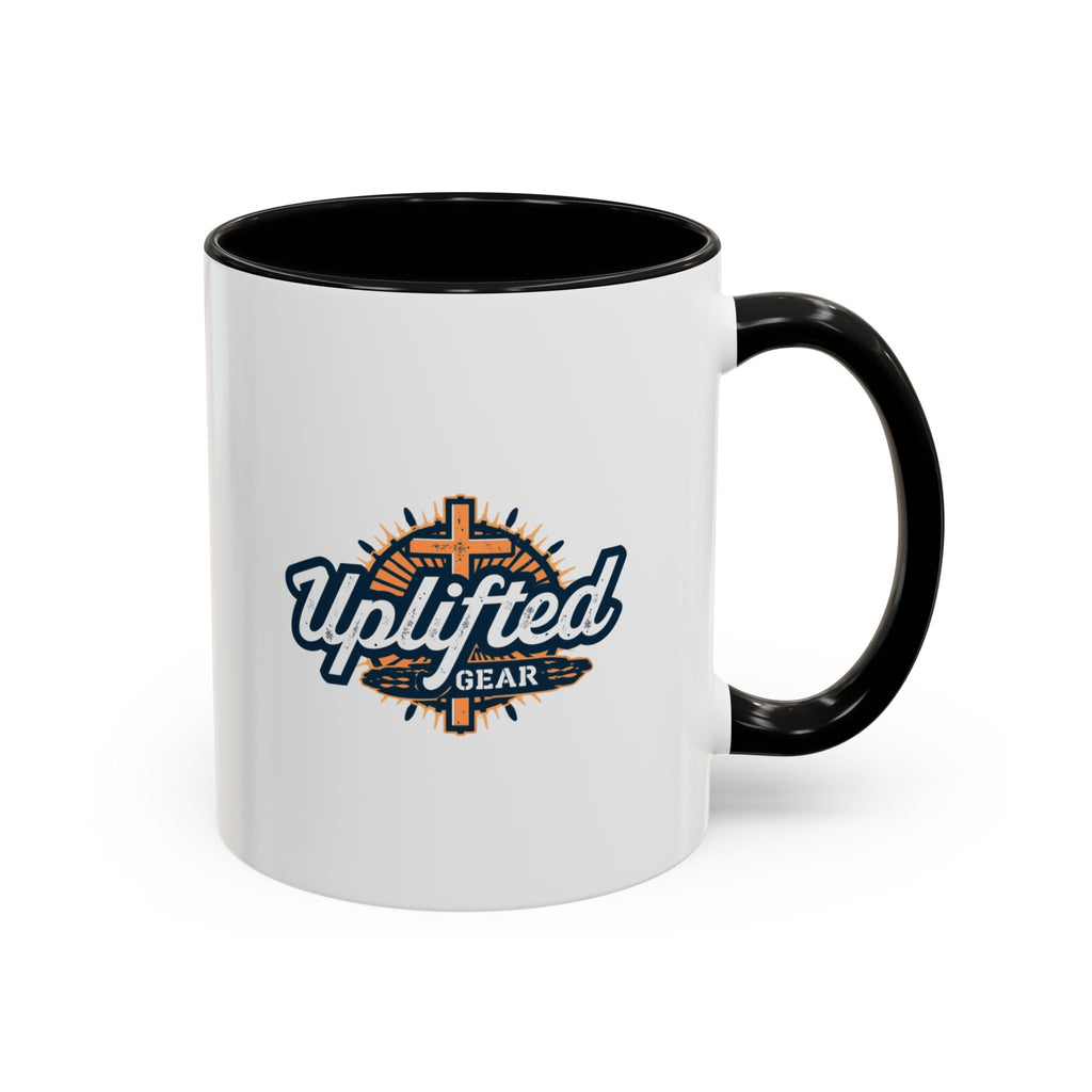 Funny Christian Coffee Mug — “Give God Control, HE Delivers” Accent Mug (11/15oz) Printify