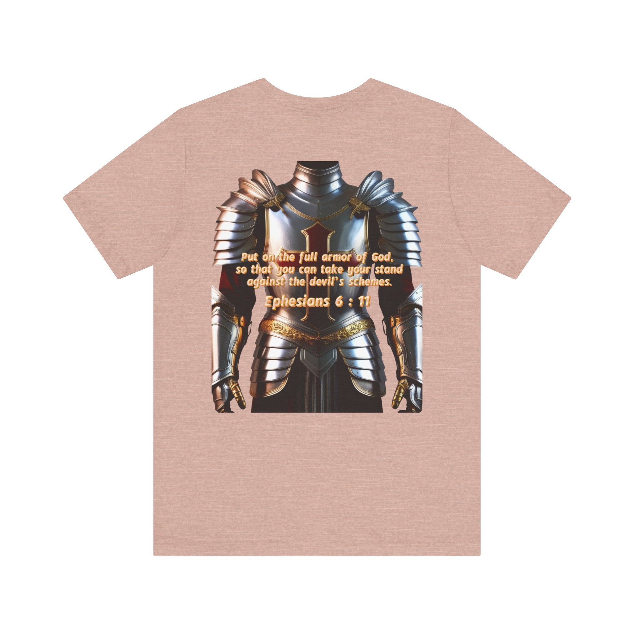 Religious Graphic Armor Of God Design - Unisex Jersey Short Sleeve Tee Printify