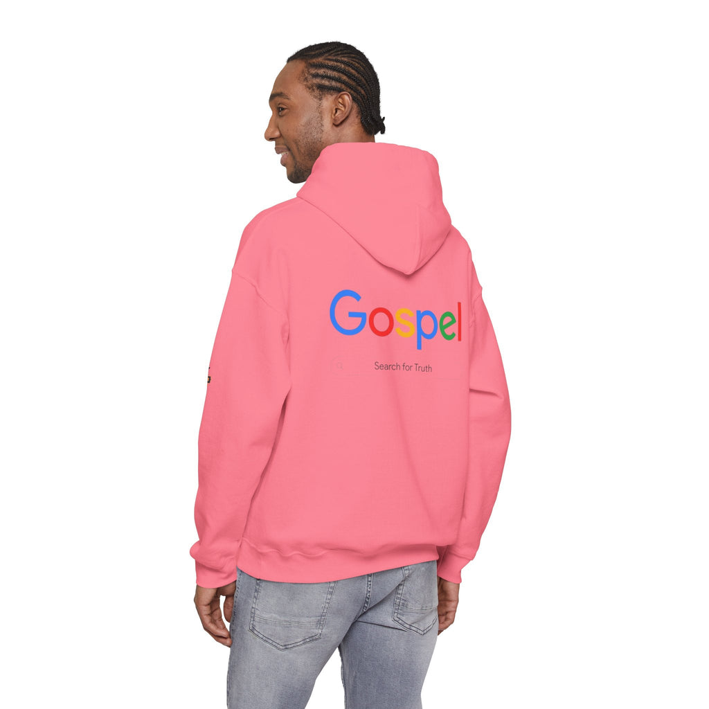 Gospel Hoodie — "Search for Truth" Christian Faith Pullover Printify