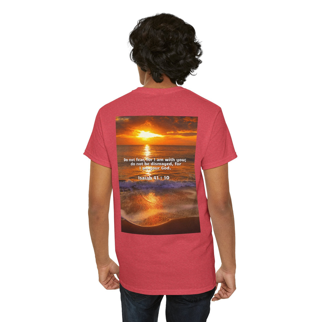 Bible Verse Unisex Tee -  Isaiah 41 : 10 Printify