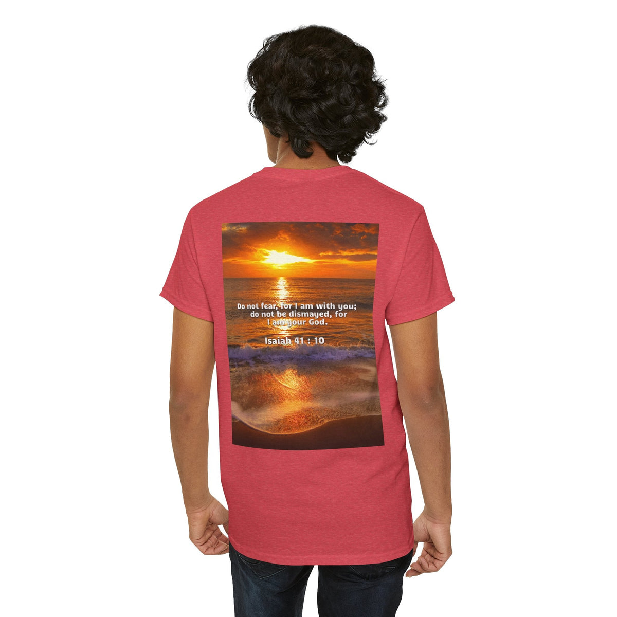 Bible Verse Unisex Tee -  Isaiah 41 : 10 Printify