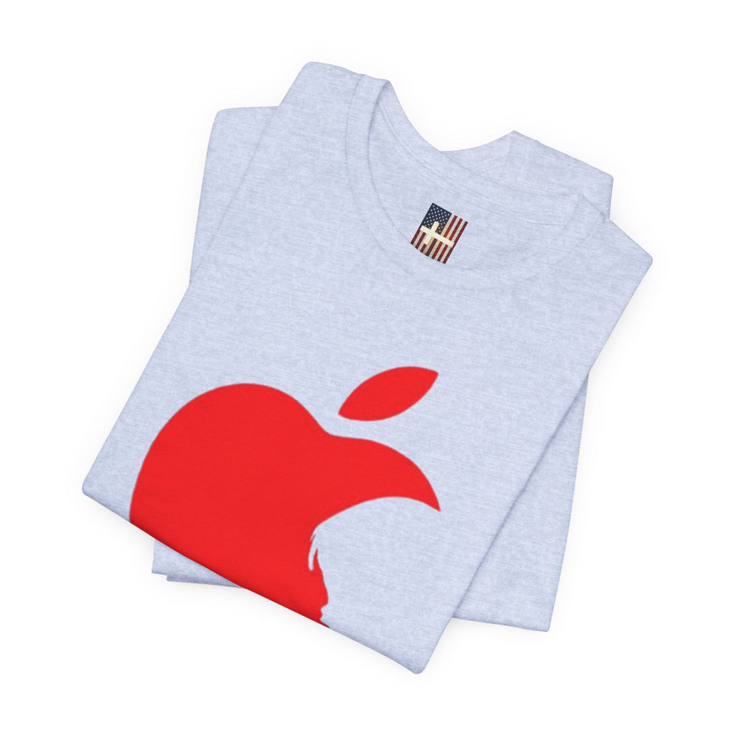 iPray Red Apple Christian T-Shirt — Faith Graphic Tee Printify