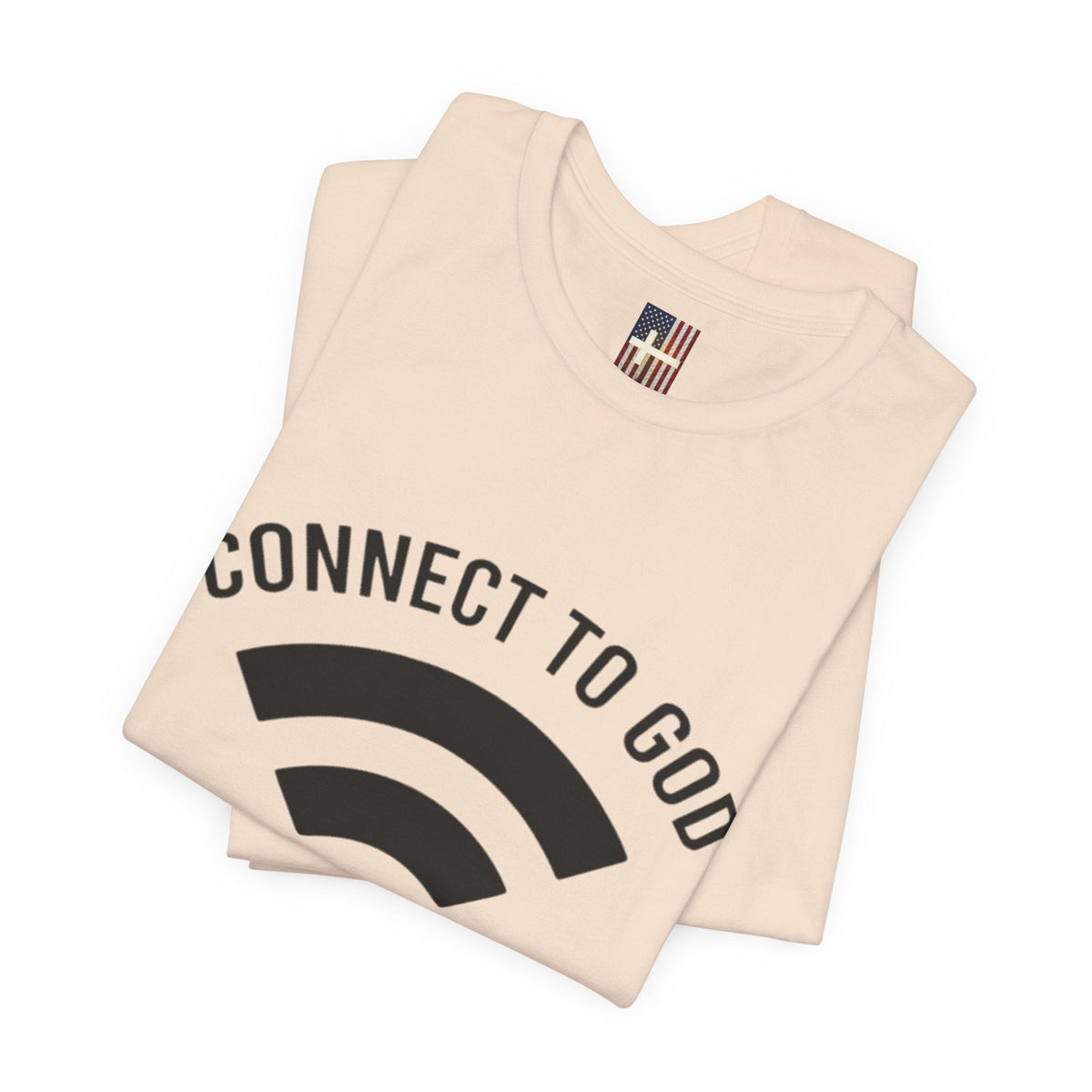 Connect to God T-shirt - WIFI Password is Jesus - Funny Christian Faith T-shirt Printify