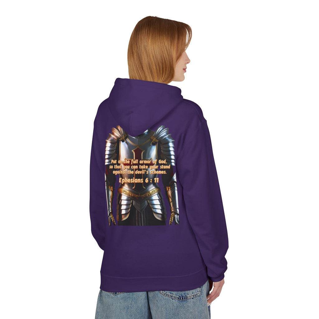 Hoodie - Ephesians 6:11 Bible Verse Religious Design Printify