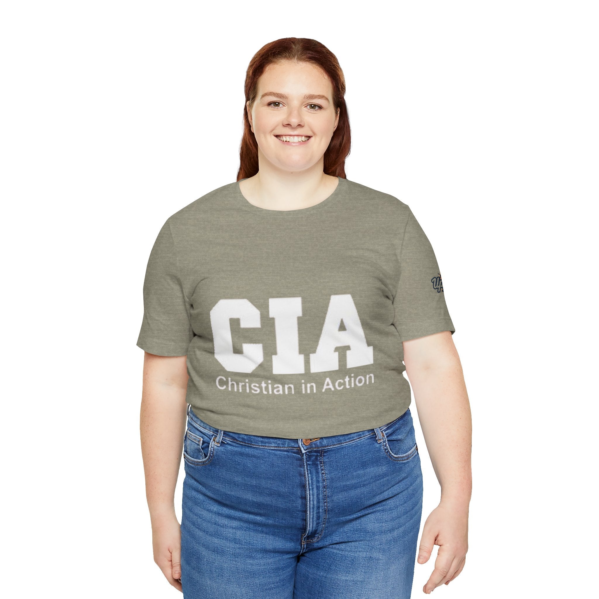 CIA Christian in Action T-shirt - Funny Faith Parody T-shirt - Mission Ready Apparel Printify