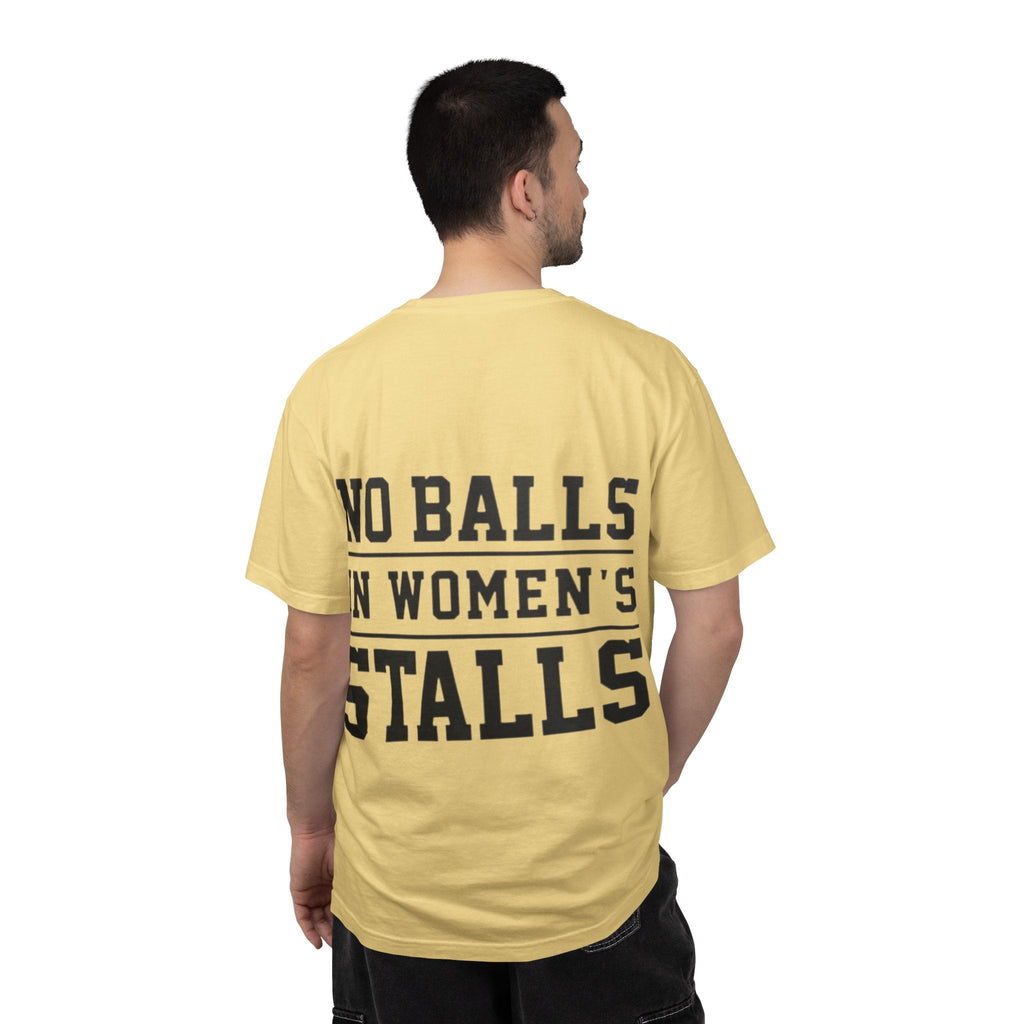 No Balls in Women’s Stalls Graphic Tee — Uplifted Sports Vibe T-Shirt Printify