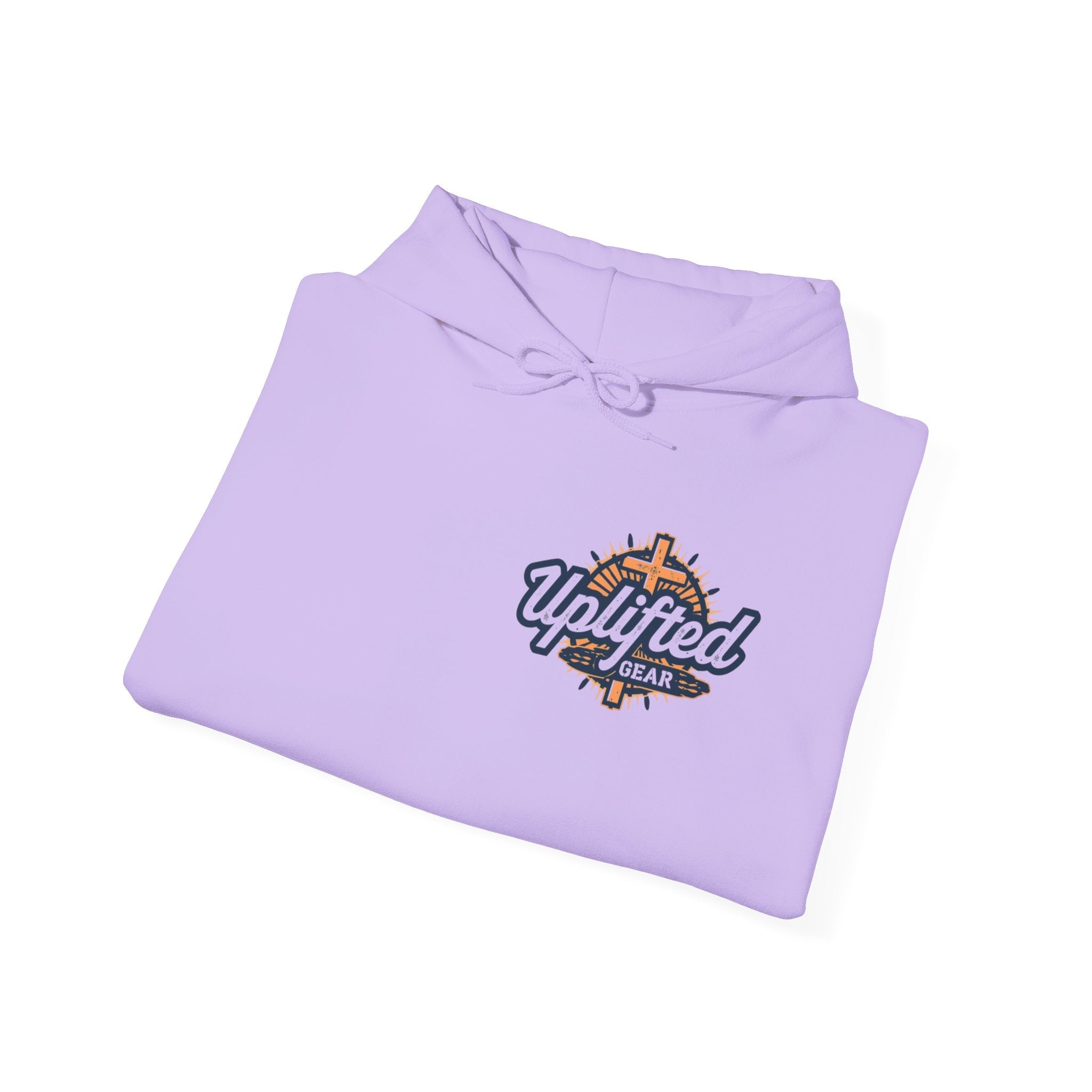 Uplifted Gear Christian Hoodie – Bold Logo Faith Hoodie for Inspired Living Printify