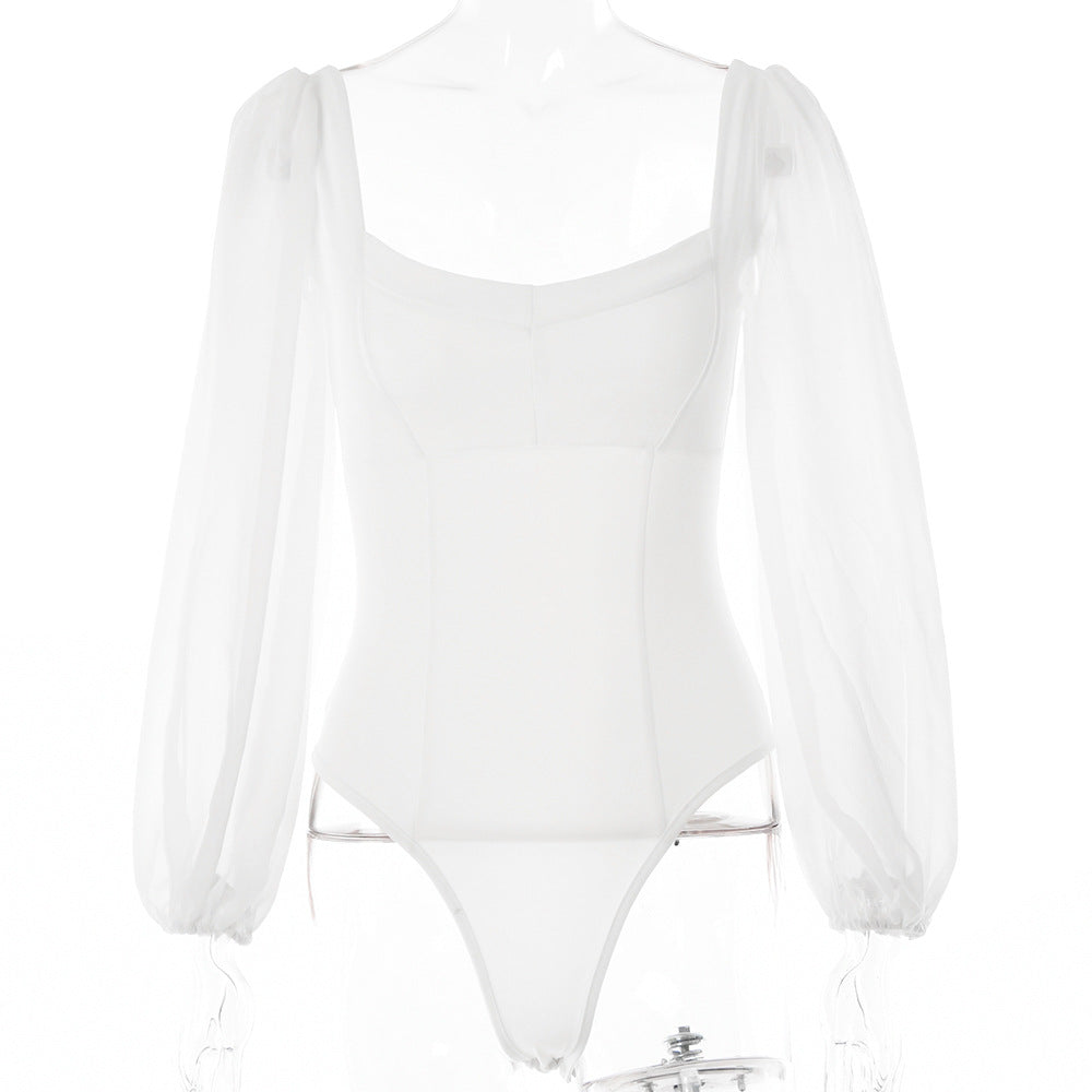 Vintage Beauty White Bodysuit Pretty Little Patriot
